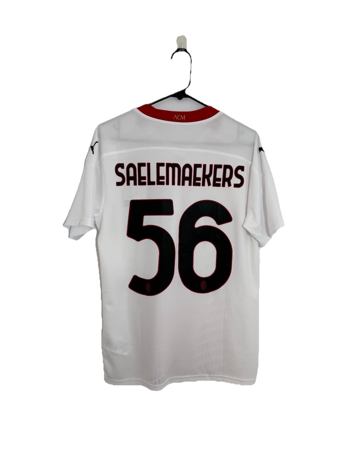 AC Milan Saelemaekers #56 2020/21 Medium Away Shirt Puma BNWT 757278-02
