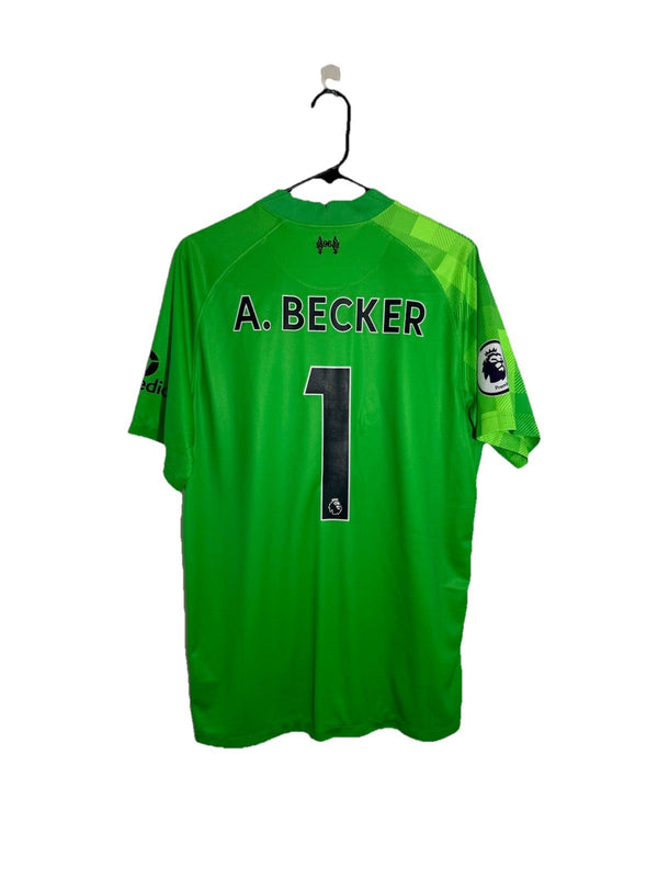 Liverpool A. Becker #1 2021/22 Large Home GK Shirt Nike BNWT DB2559-330