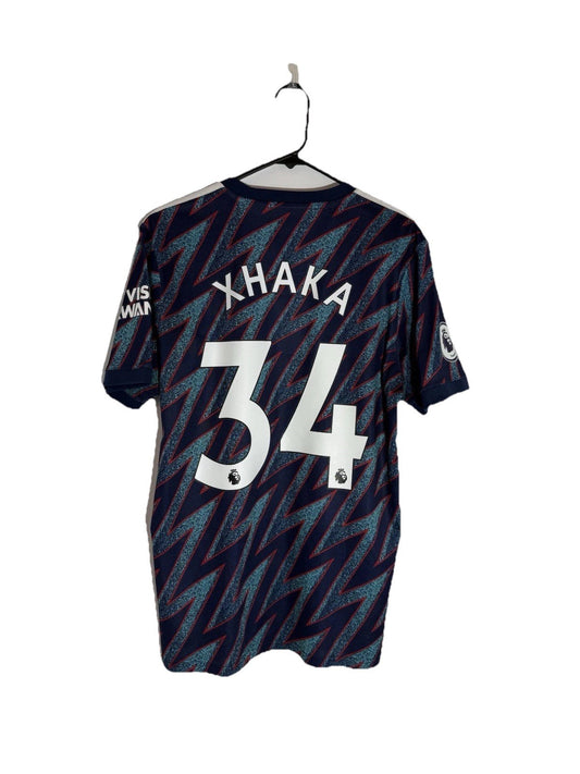 Arsenal Xhaka #34 2021/22 Medium 3rd Shirt Adidas Excellent Condition GM0213