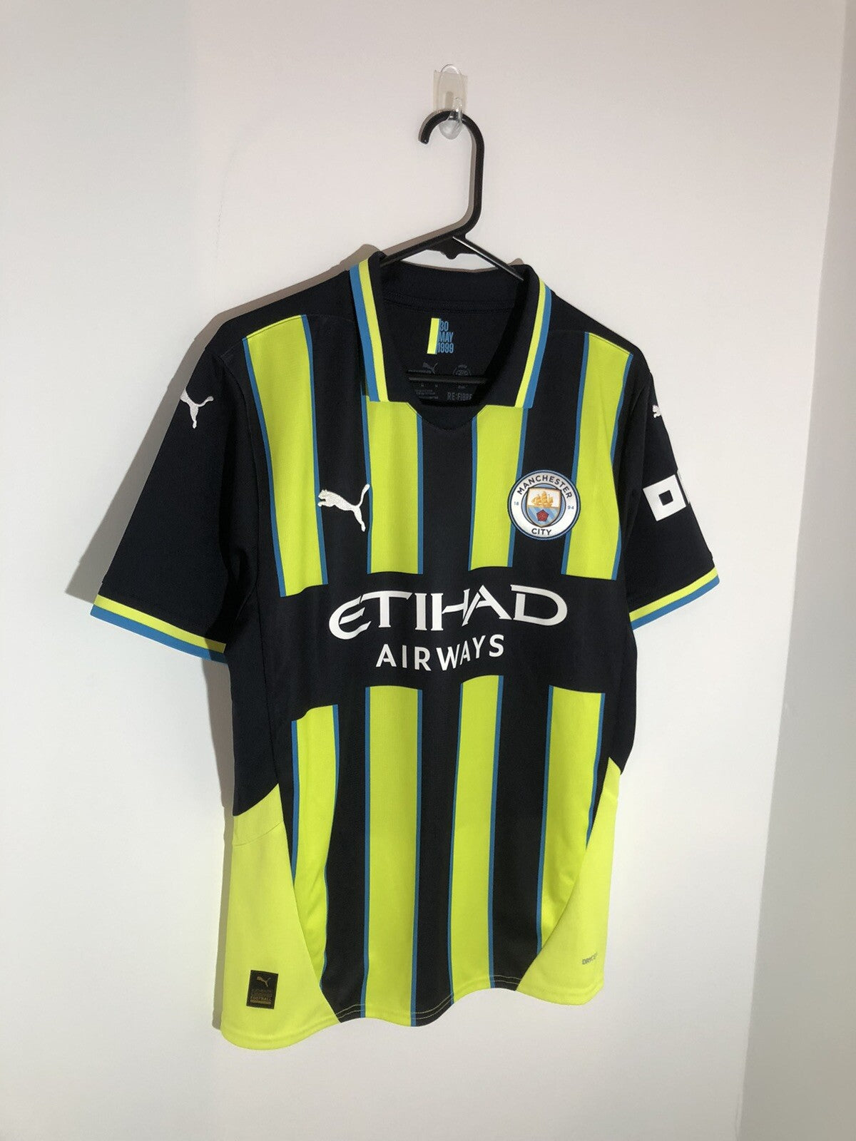 Manchester City Bernardo #20 2024/25 Medium Away Excellent Condition 775086-02