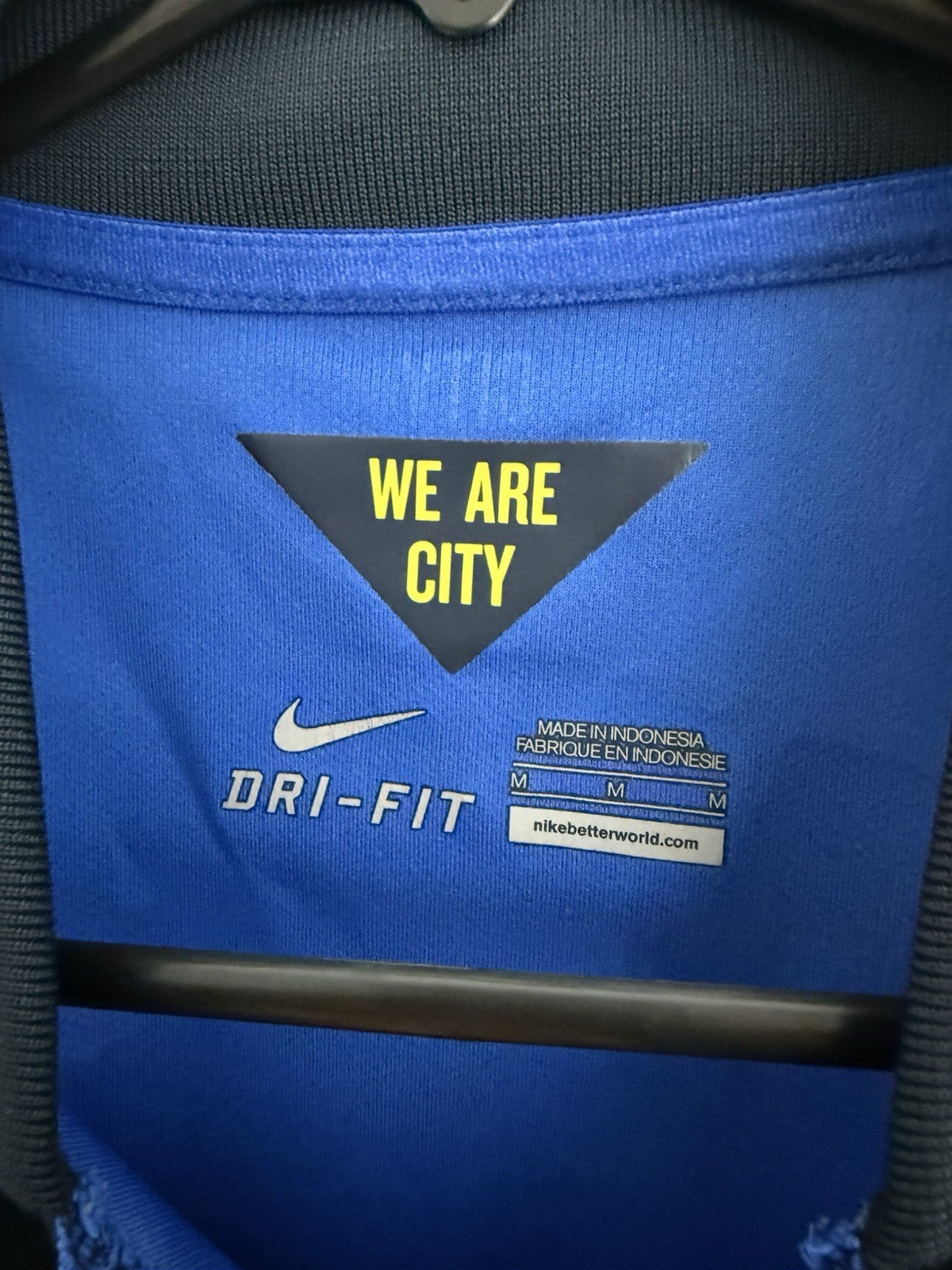 Manchester City Kompany #4 2014/15 Medium Away Very Good Condition 611051-476