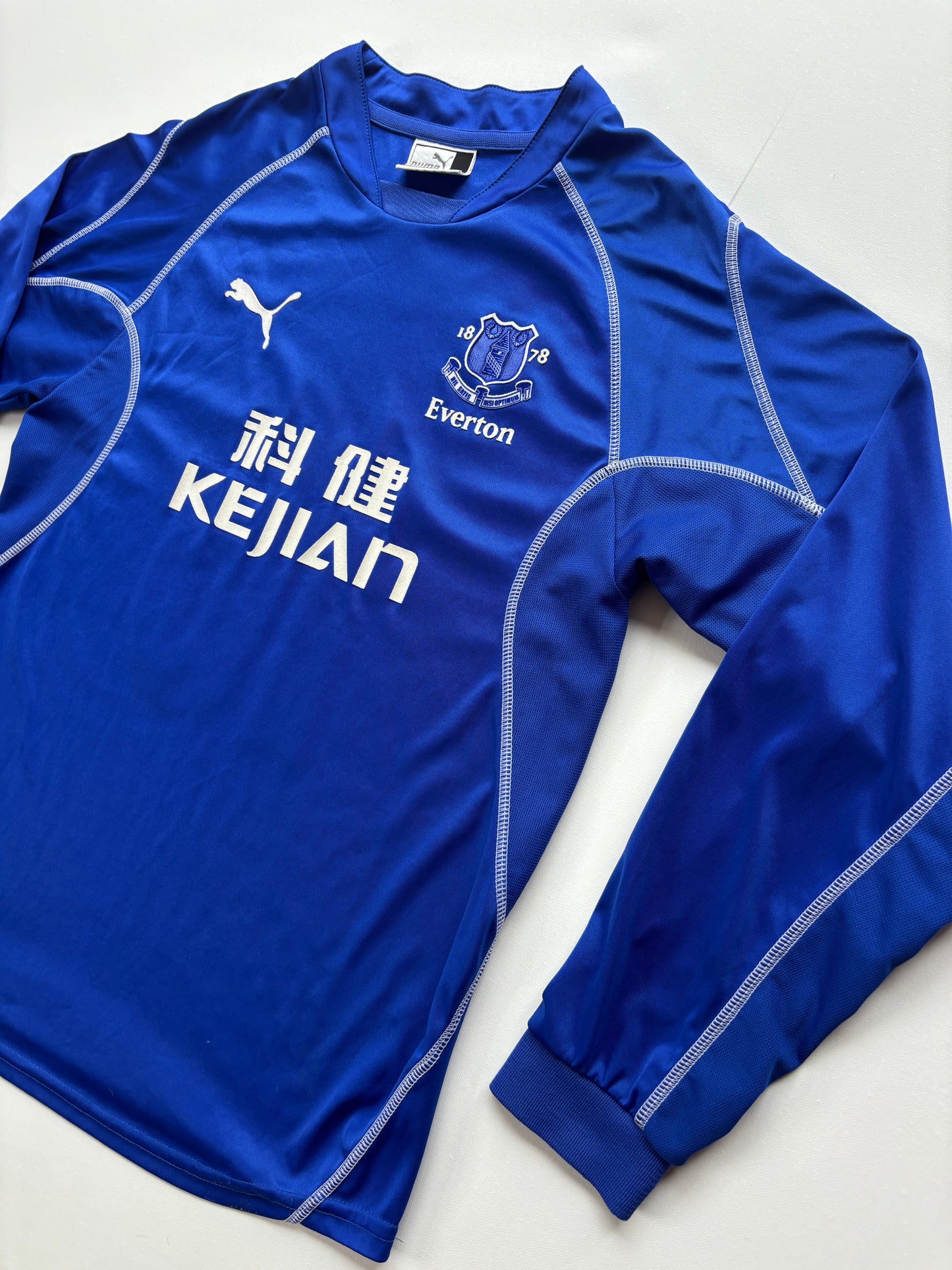 Everton Home Shirt LS 2002/03 (M) Rooney 18