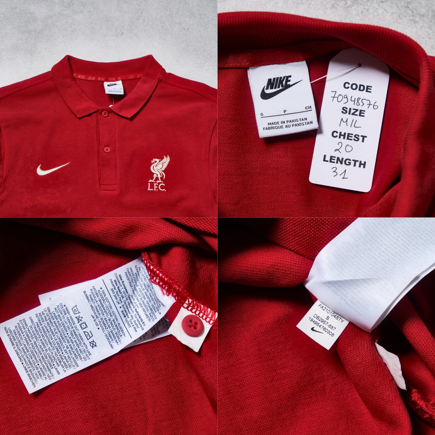 2021/22 Liverpool Polo Shirt Nike (M/L)