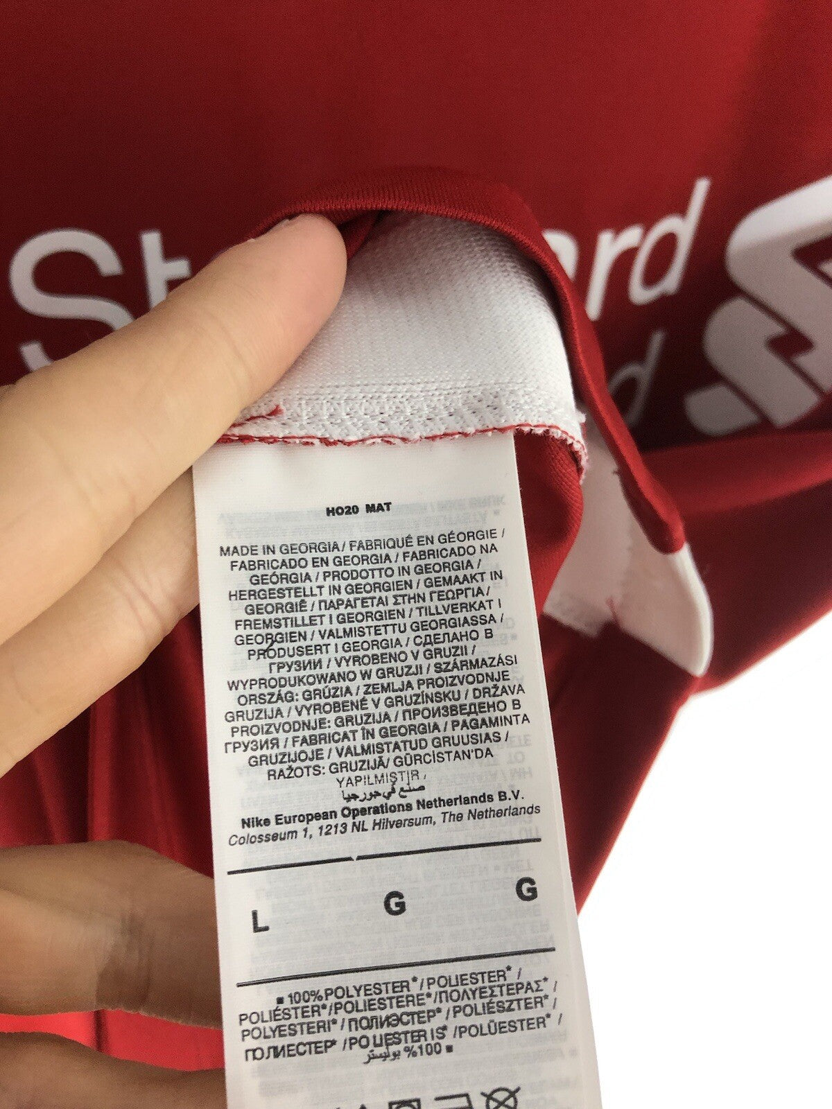 Liverpool Virgil #4 2020/21 Large Home Shirt Nike Excellent Condition CZ2636-687