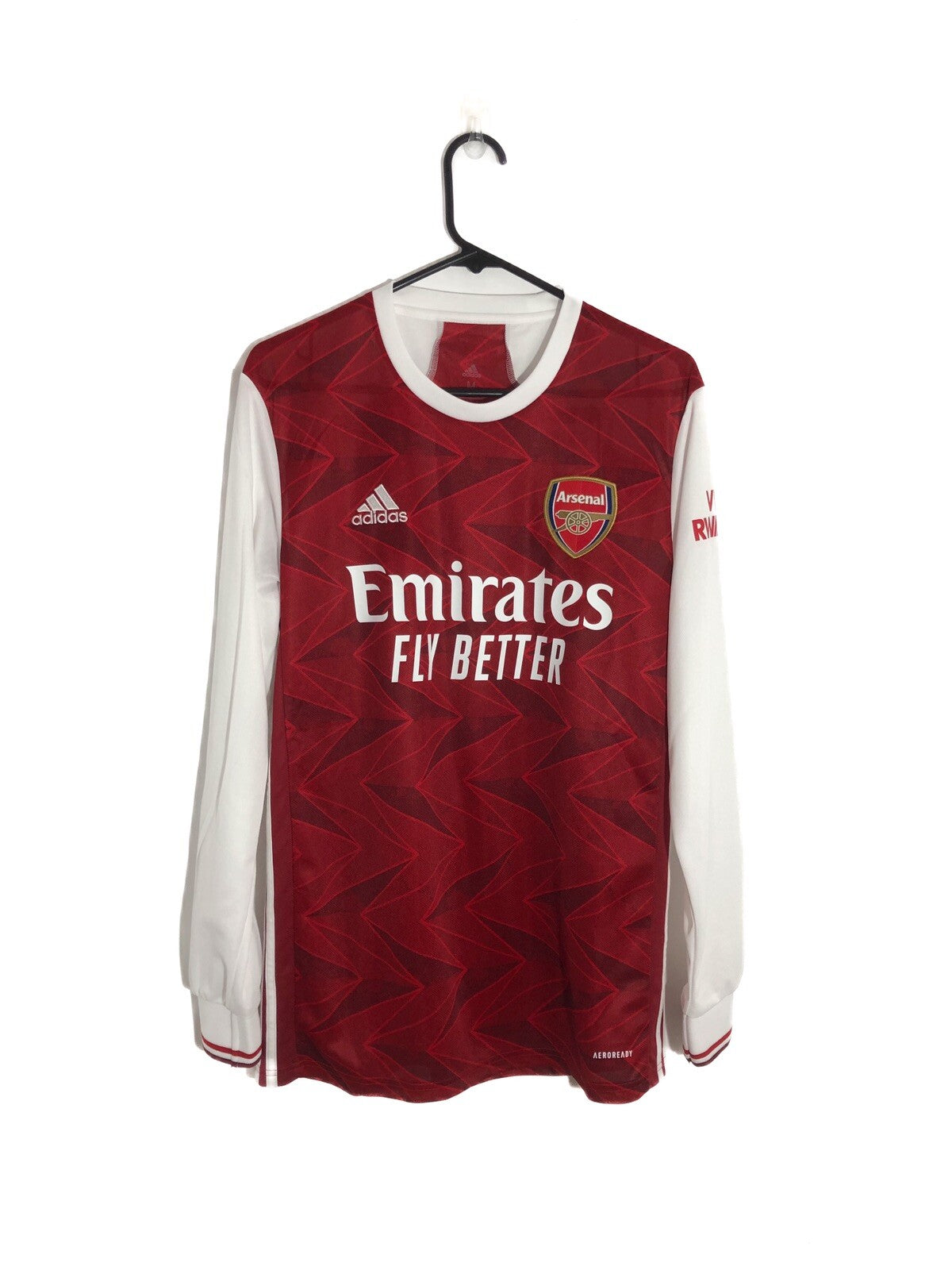 Arsenal Saka #7 2020/21 Euro Medium Home Shirt BNWT EH7814