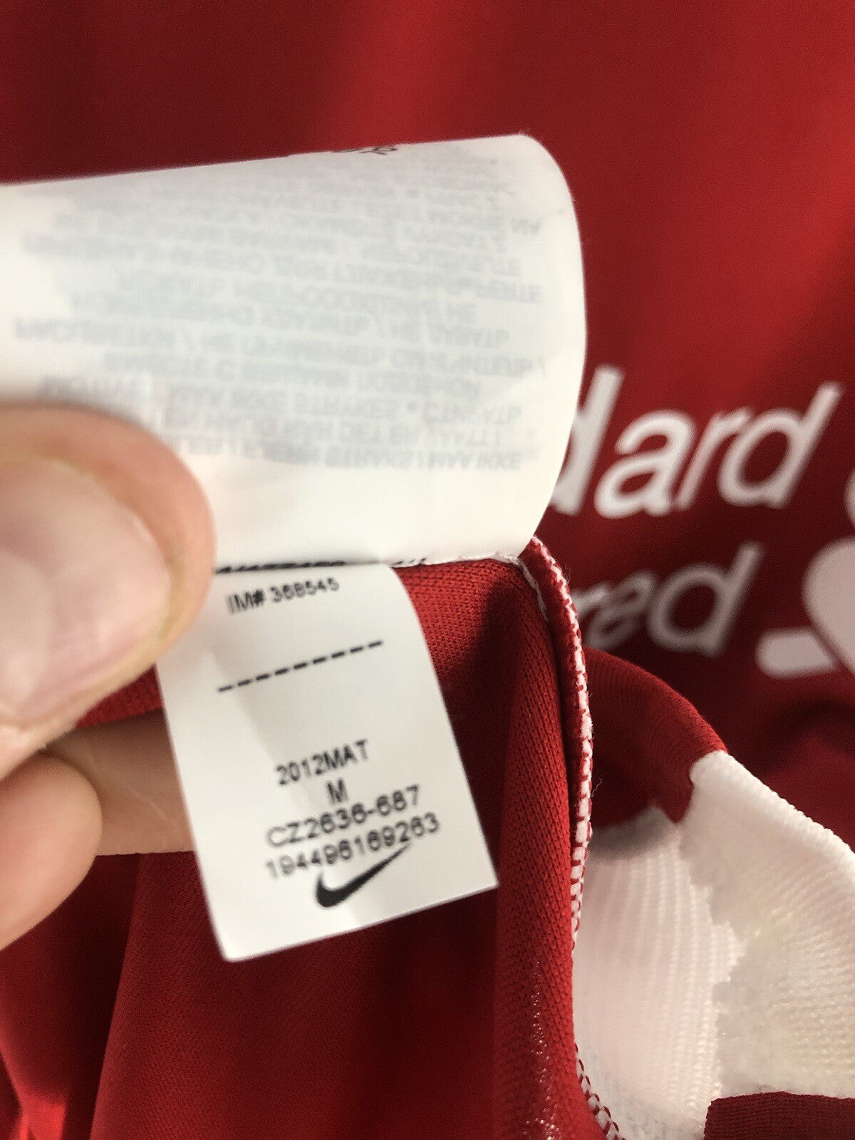 Liverpool M Salah #11 2020/21 Medium Home Shirt BNWT CZ2636-687