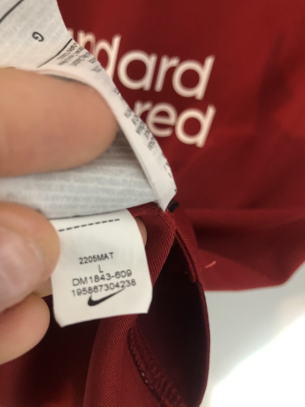 Liverpool M Salah #11 2022/23 Large Home Nike Excellent Condition DM1843-609