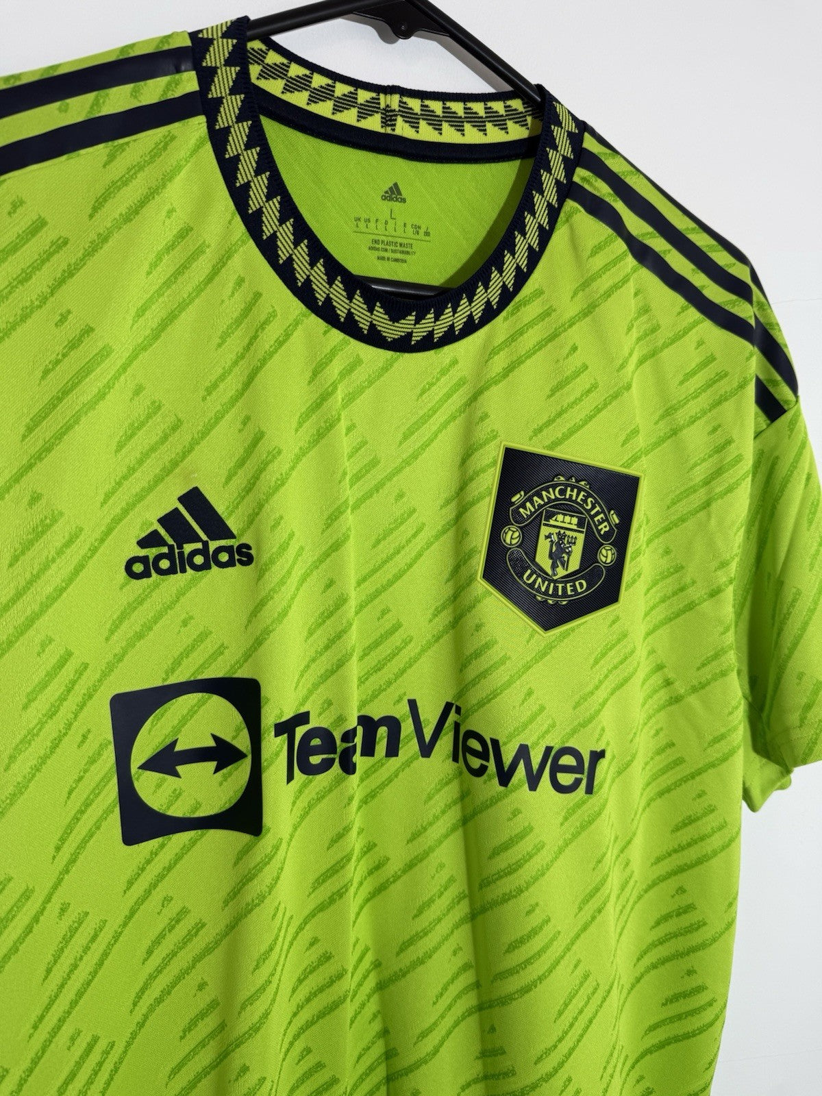 Manchester United Rashford #10 2022/23 3rd Authentic Large Shirt BNWT HE2979