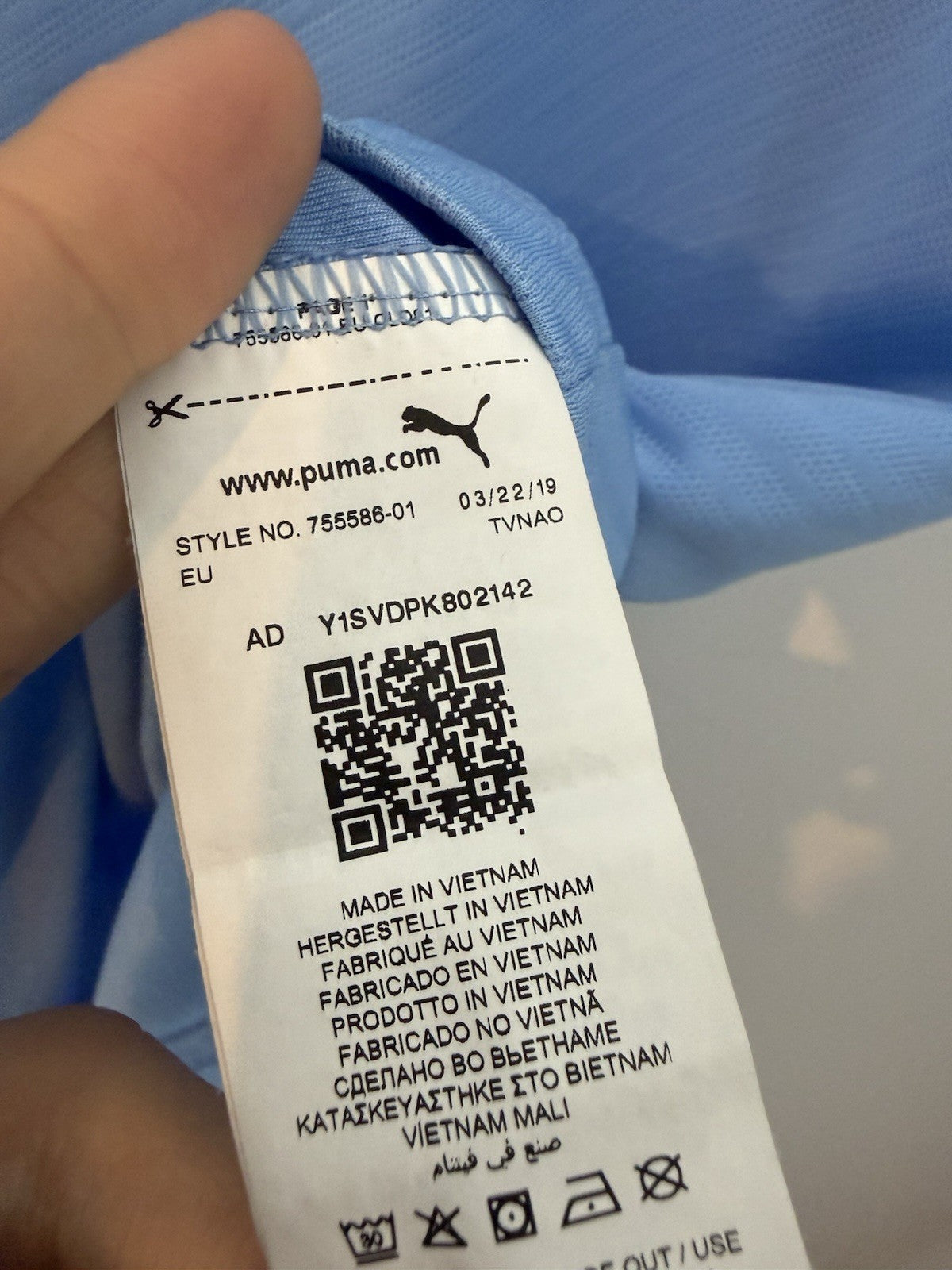 Manchester City Foden #47 2019/20 Small Home Shirt Excellent Condition 755586-01