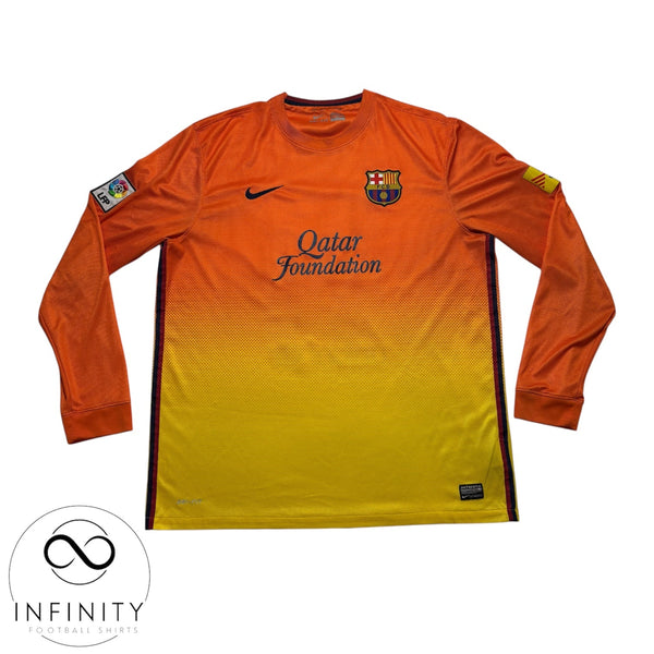 Barcelona Away Shirt 2012/13 LS (XL) Messi 10