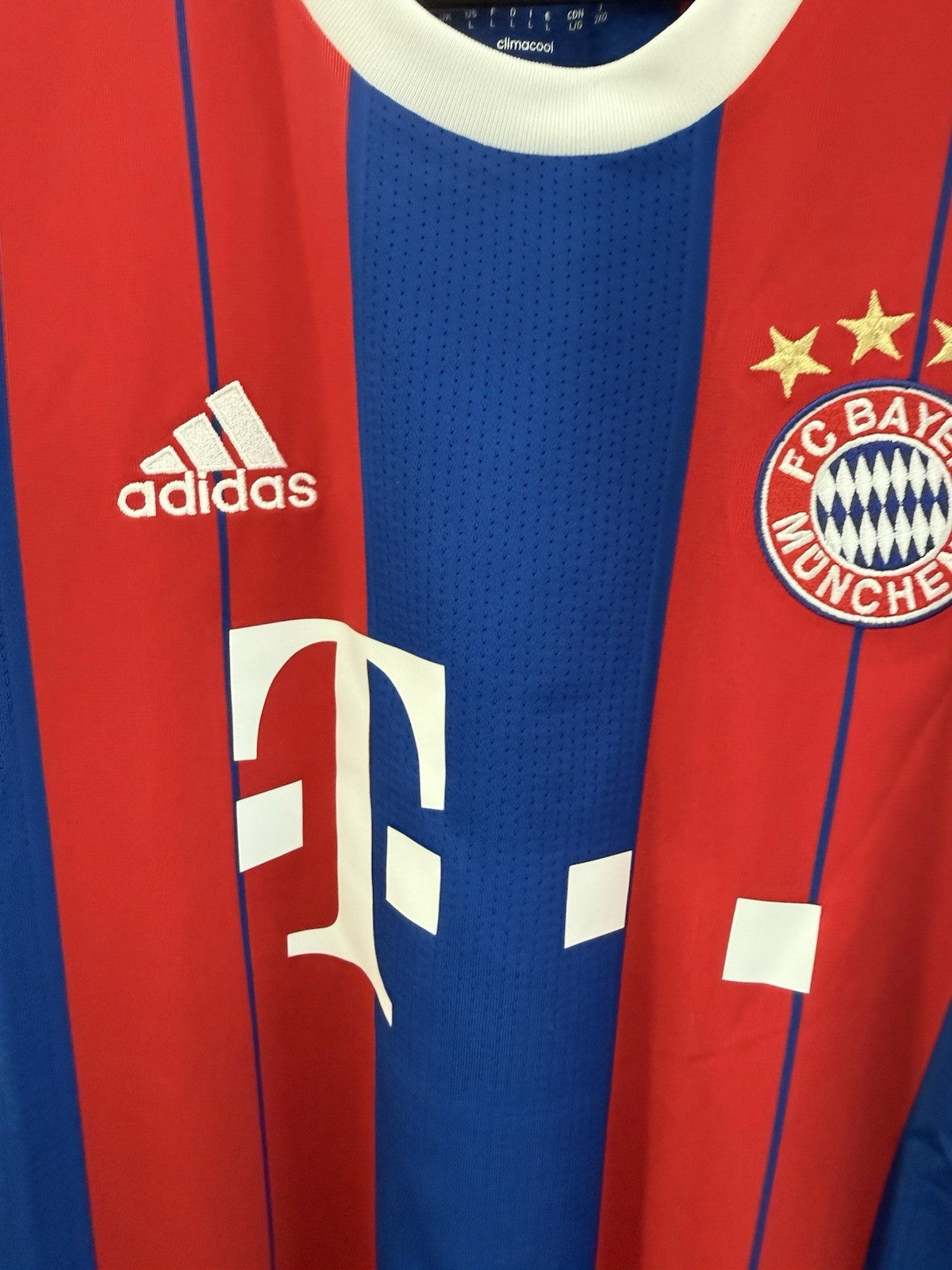 Bayern Munich 2014/15 Large Home Shirt Adidas Excellent Condition F48499