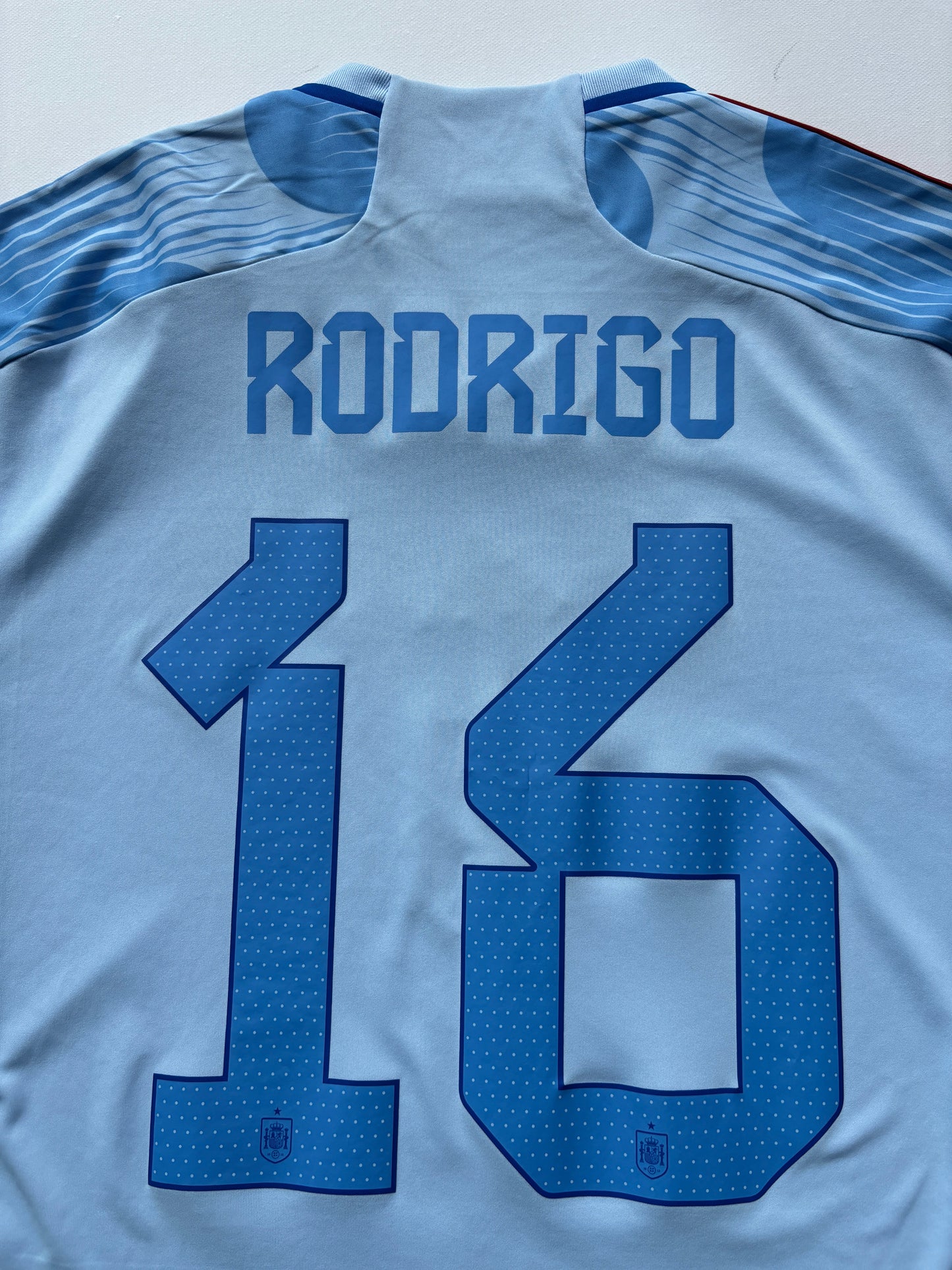 Spain Away Shirt 2022/23 (L) Rodri 16 BNWT