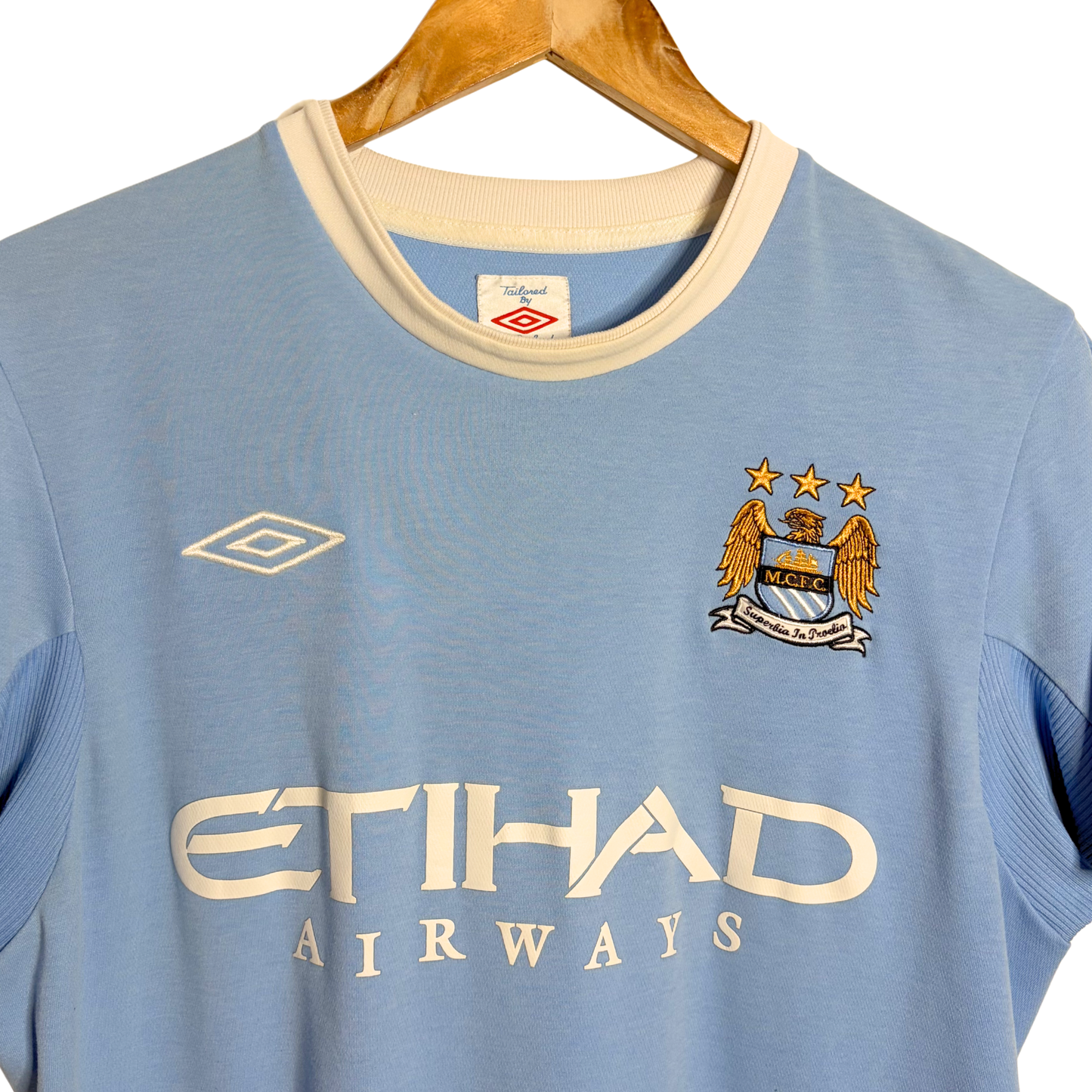 2009-10 Manchester City Home Shirt - L