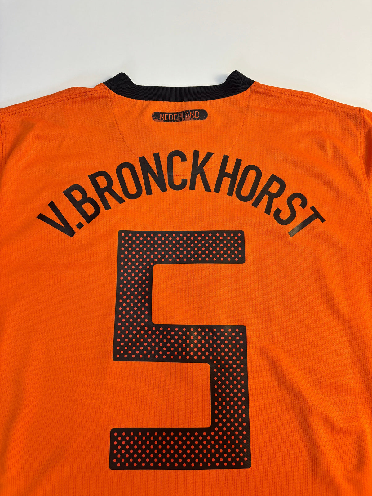Netherlands Home Shirt 2010 (L) V.Bronckhorst 5