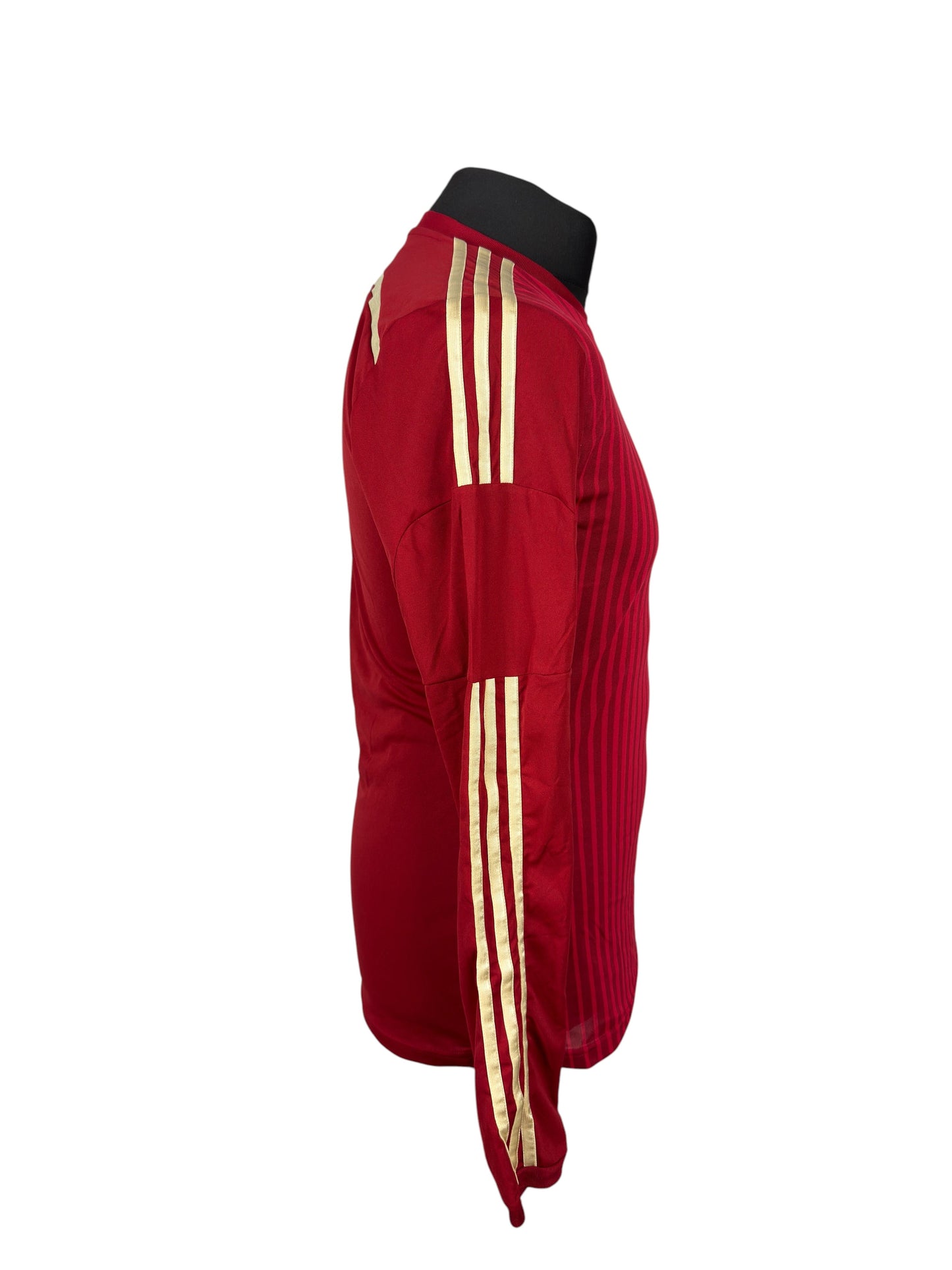 Spain 2013-15 Player Issue L/S Home - Size 6 (S Fit)