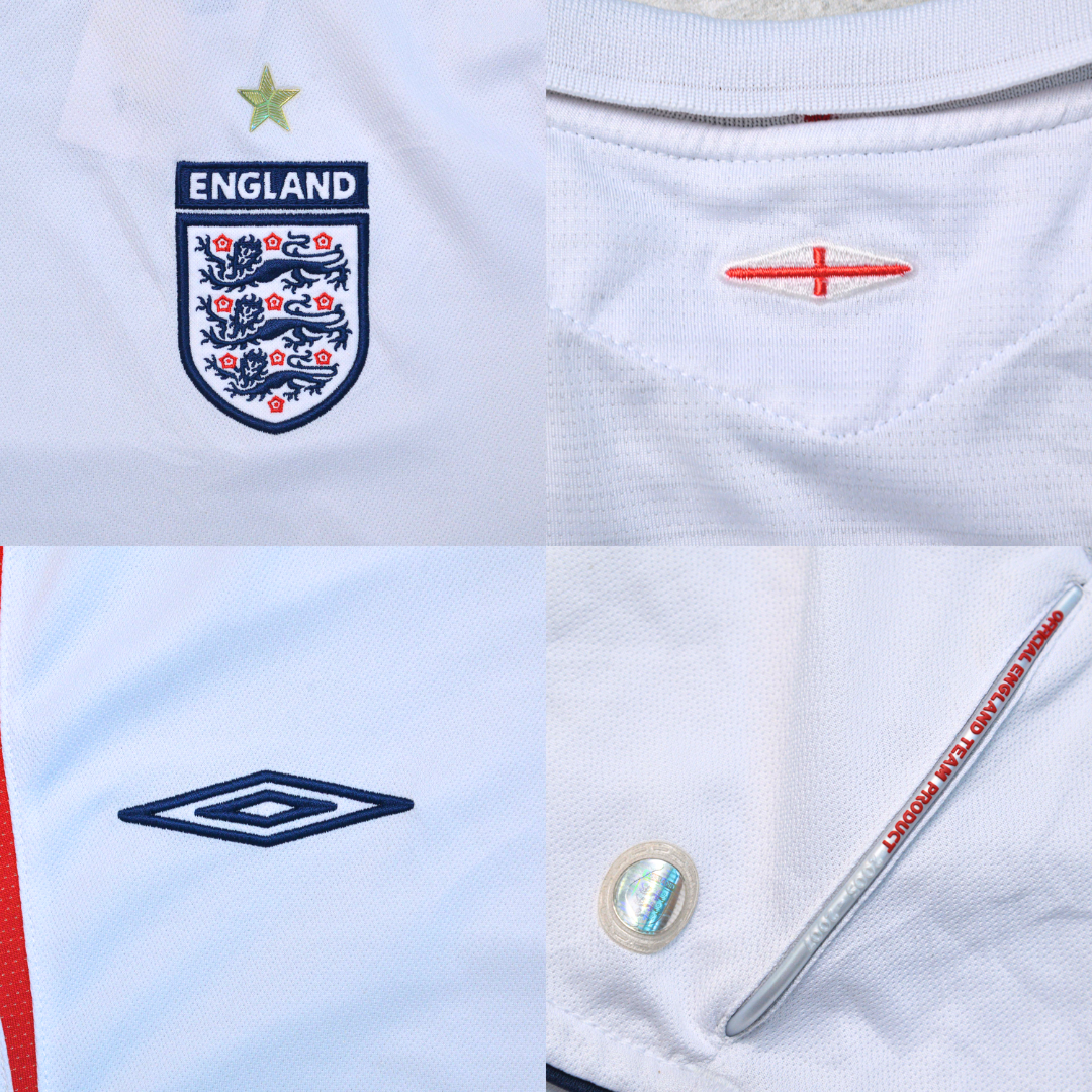 2006/07 England Home Shirt Umbro (M)