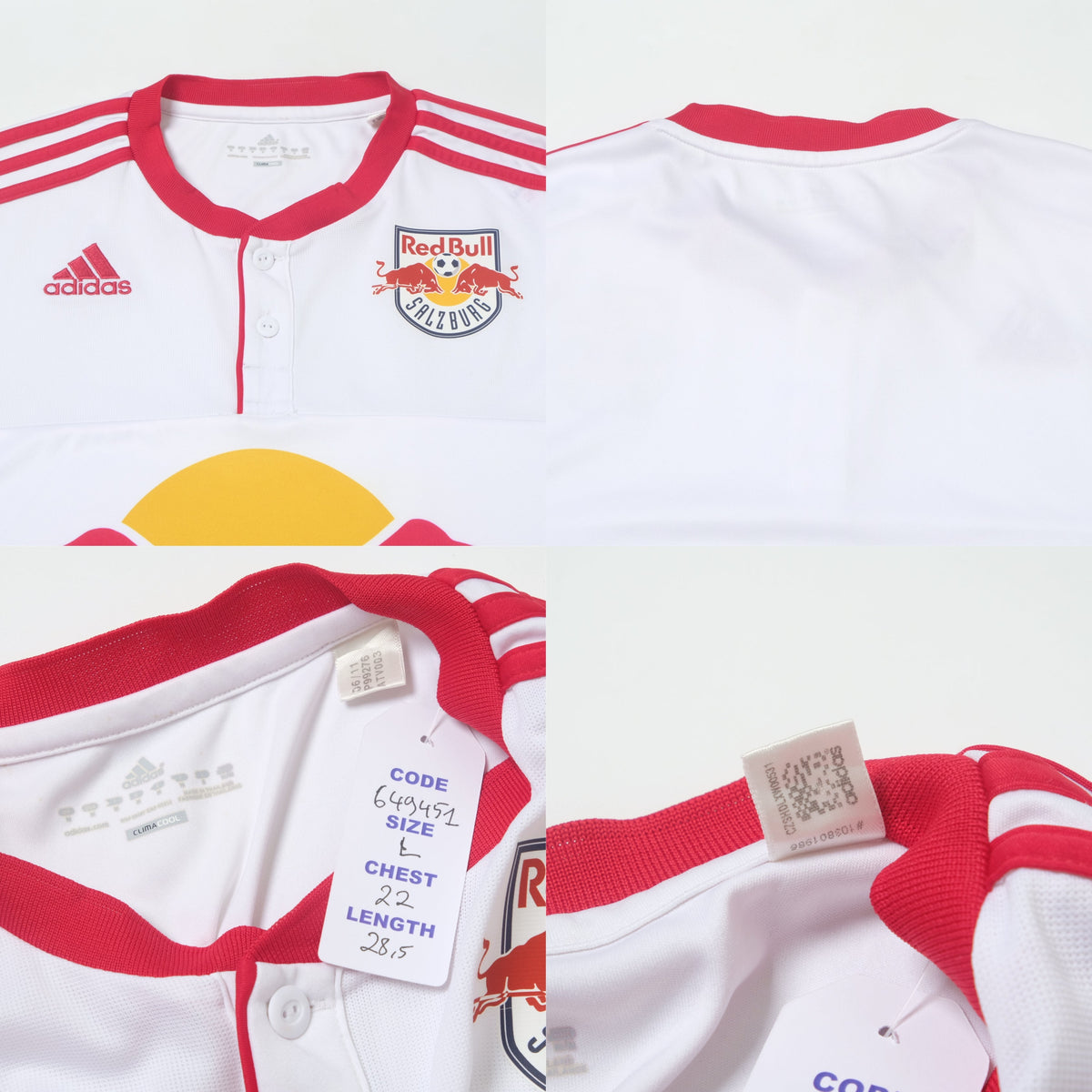 2010/11 New York Red Bulls Home Shirt Adidas MLS (XL)
