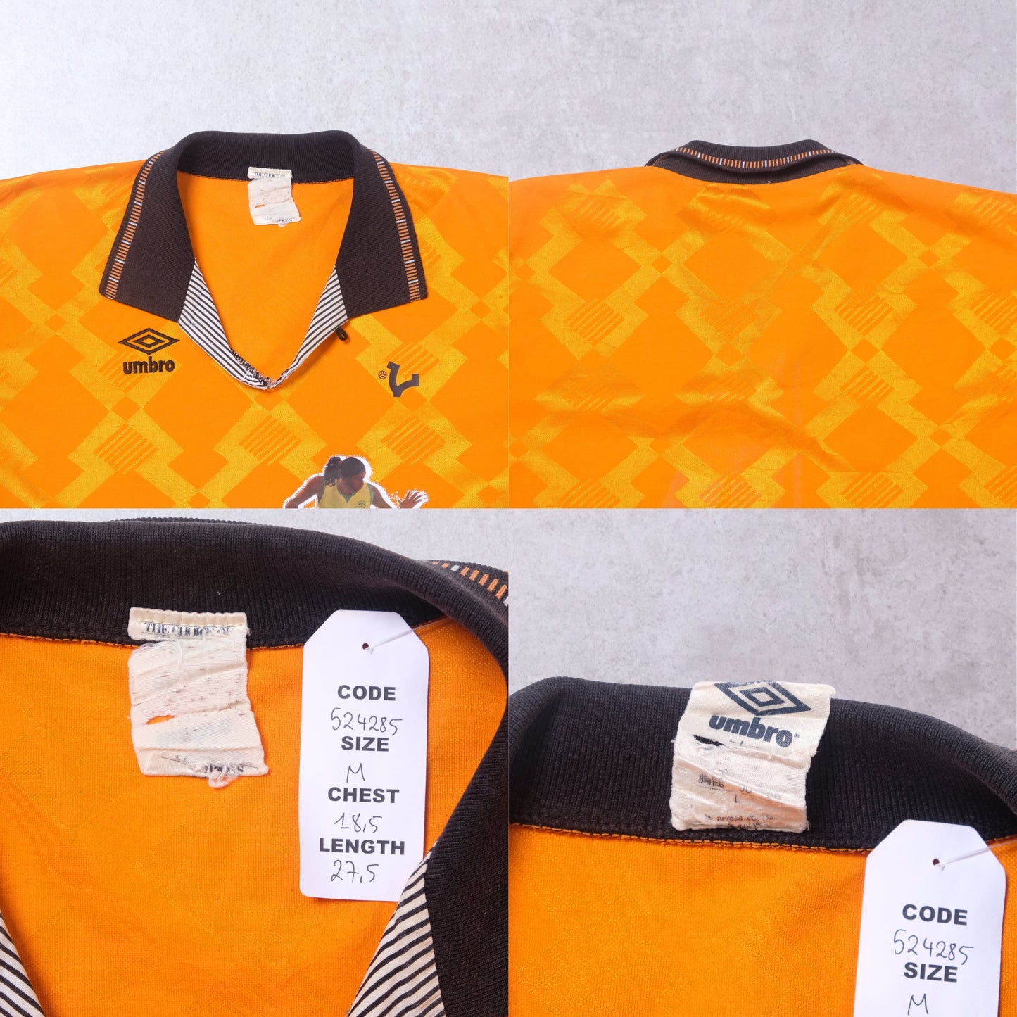 1990s VICE Footbal Store x Fifa Street Custom Football Shirt Umbro (M)