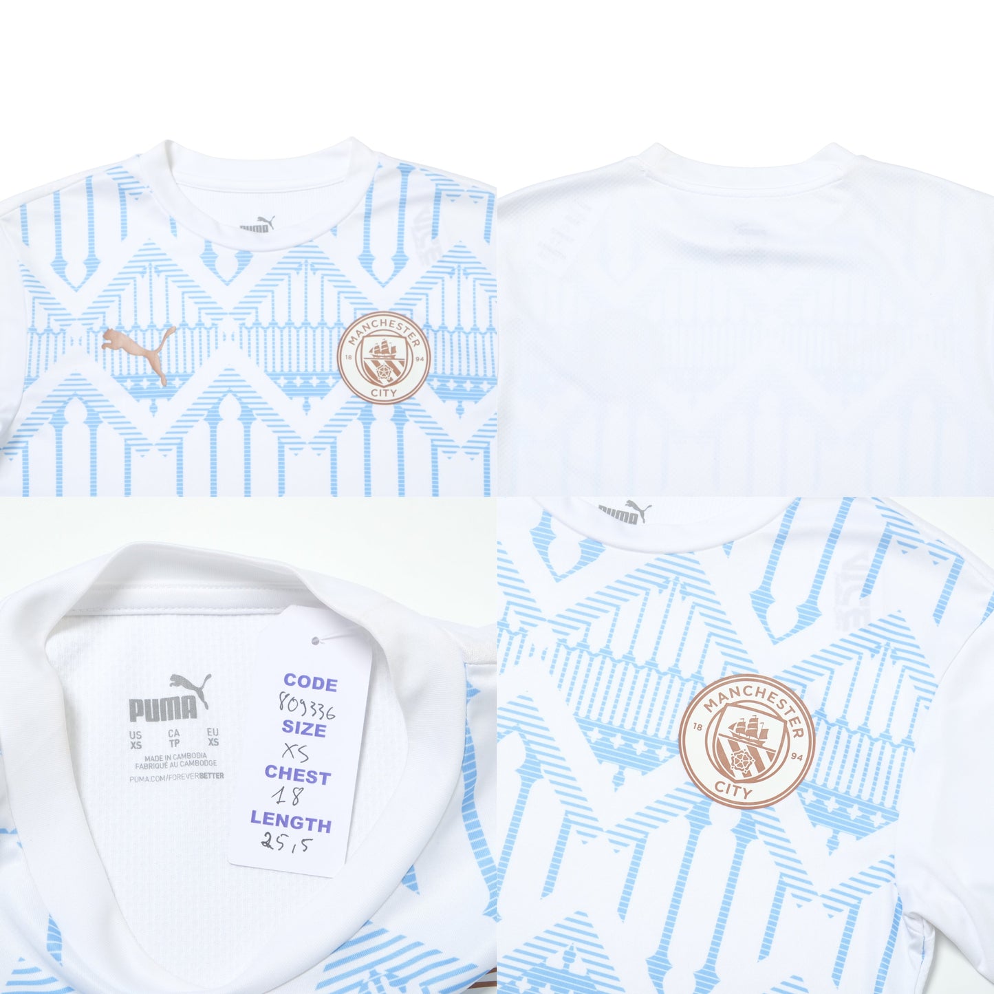 2020/21 Manchester City Pre-Match Shirt Puma (XS)