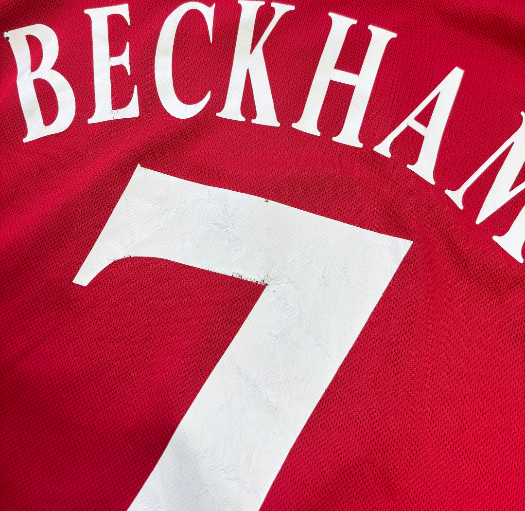 2002/04 England Away Shirt Umbro Beckham (S)
