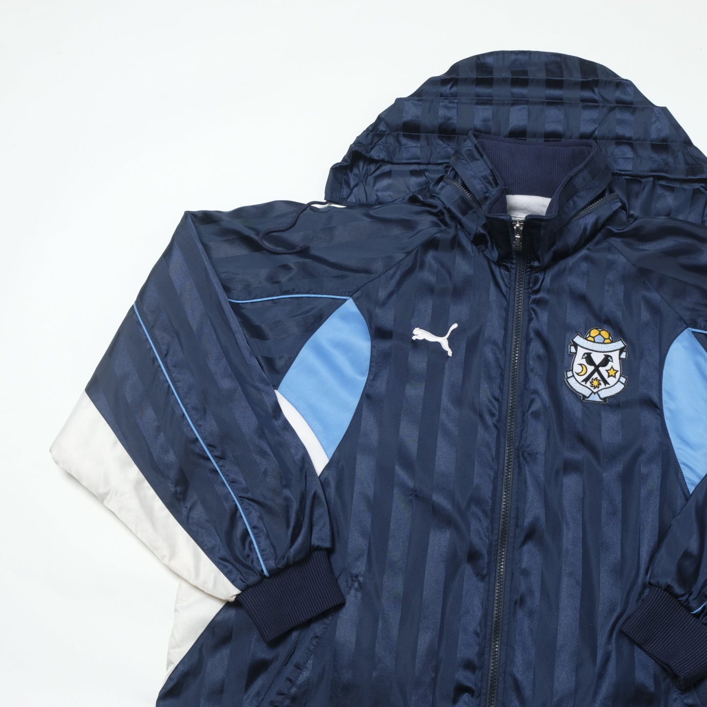 1990s Jubilo Iwata Football Jacket J-League Puma Player Spec (L/XL)
