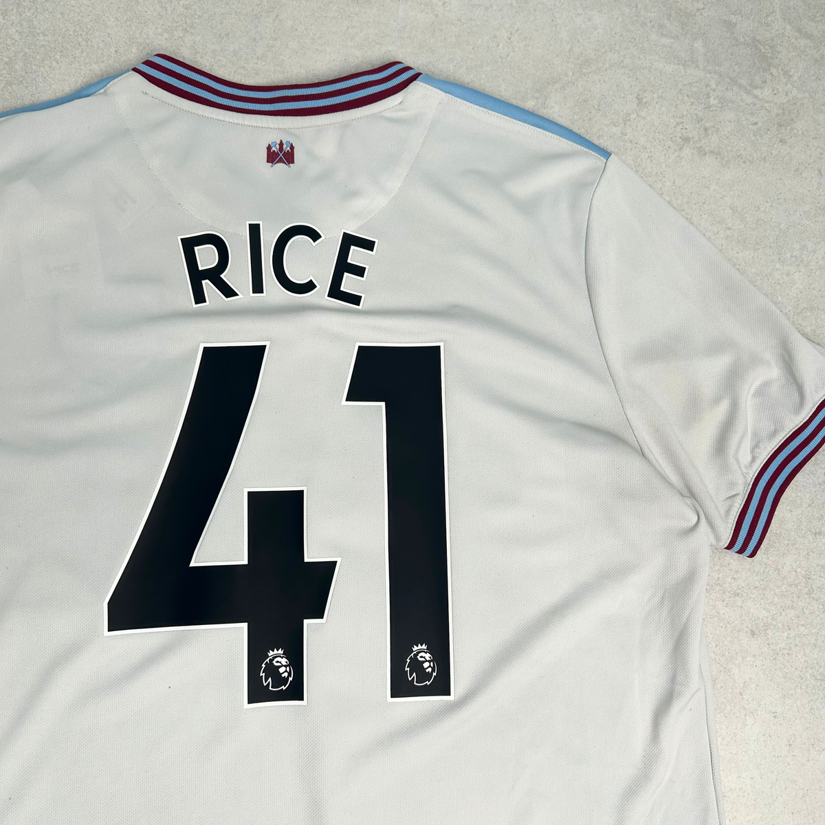 2019/20 West Ham Away Shirt Umbro Rice (L)