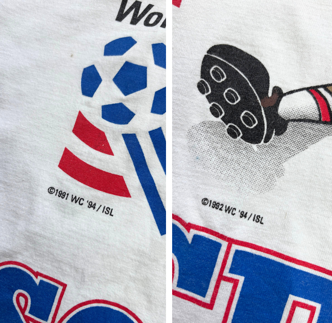 USA World Cup 1994 Vintage Single-Stitch T-Shirt Nutmeg (L/XL)