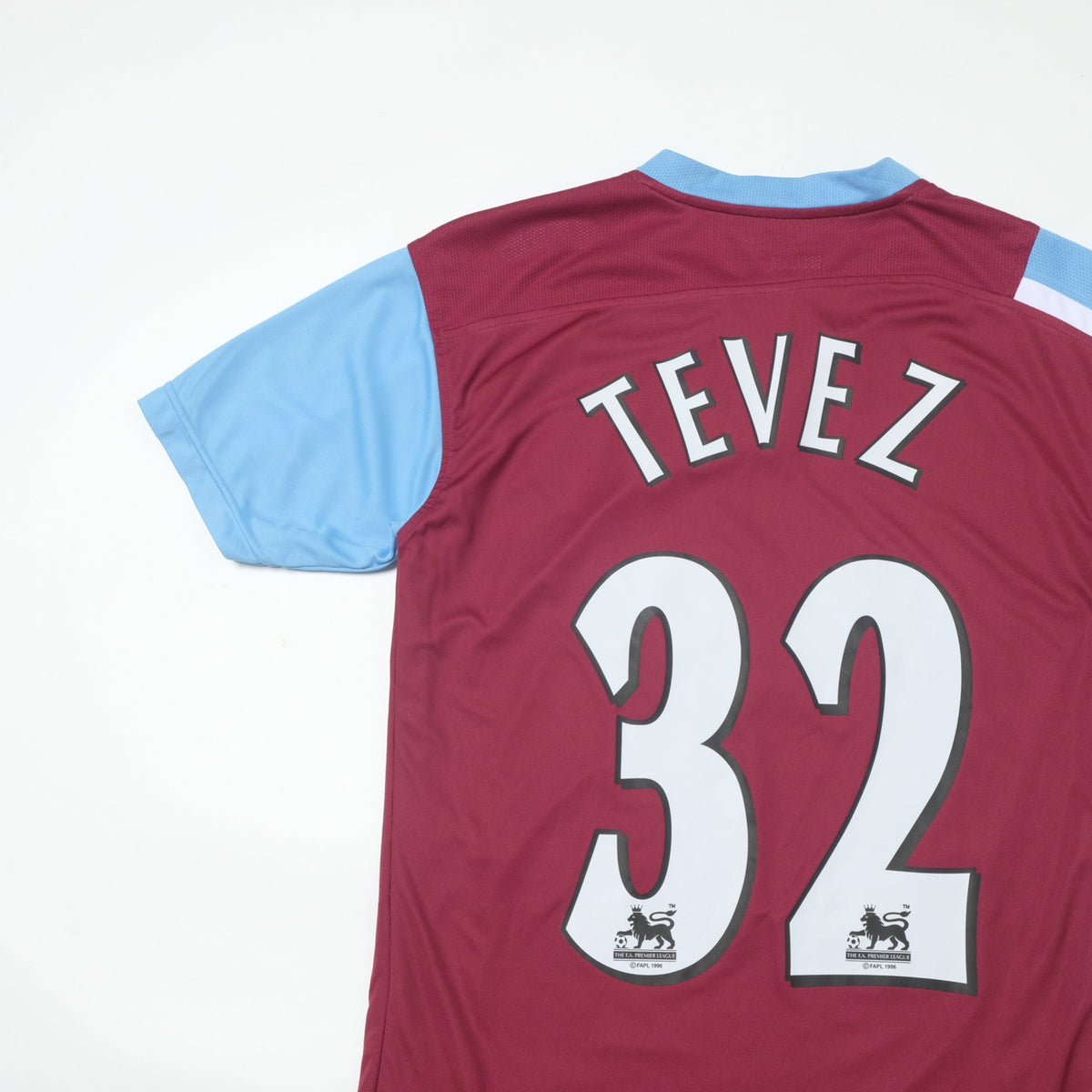 2005/07 West Ham Home Shirt Reebok Tevez (S)