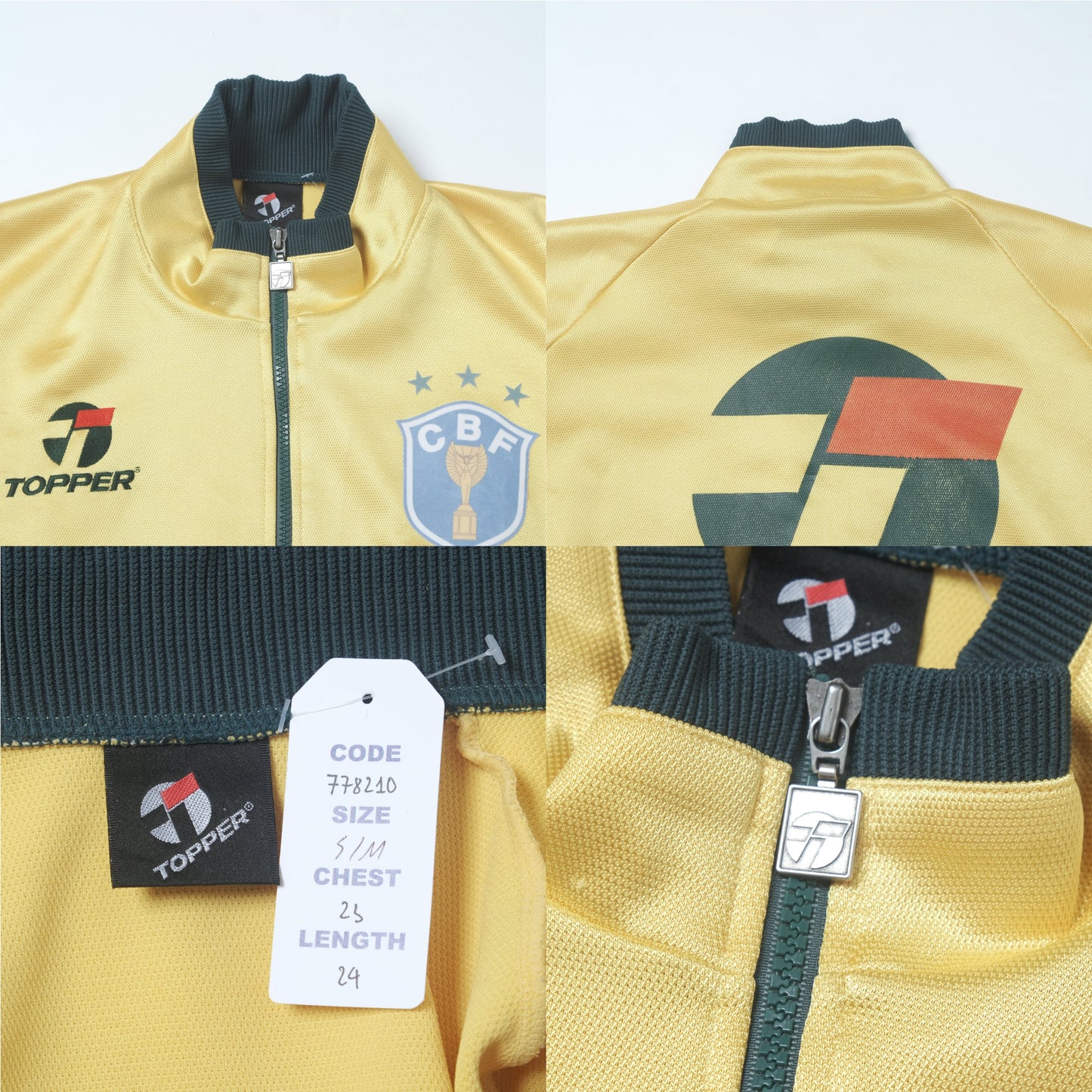 1980s Brazil Track Jacket Topper (S/M)