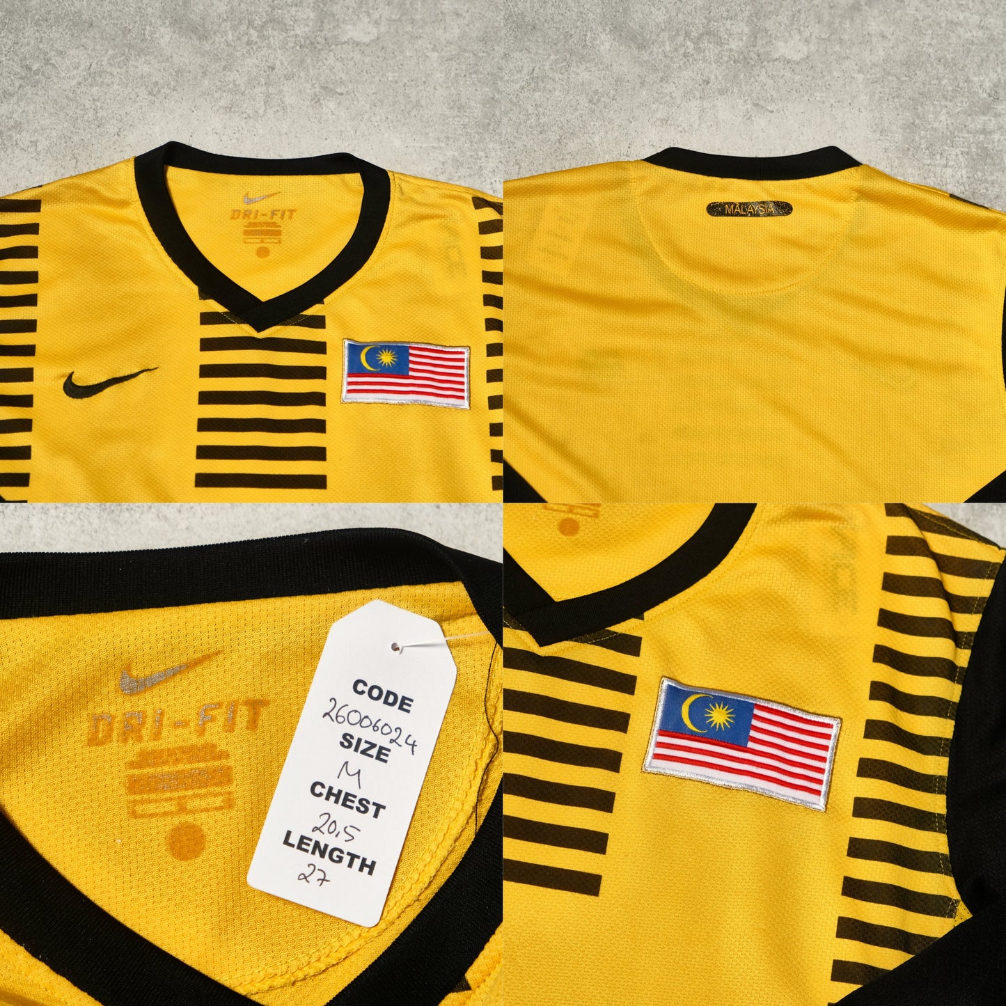 2010/11 Malaysia Home Shirt Nike (M)