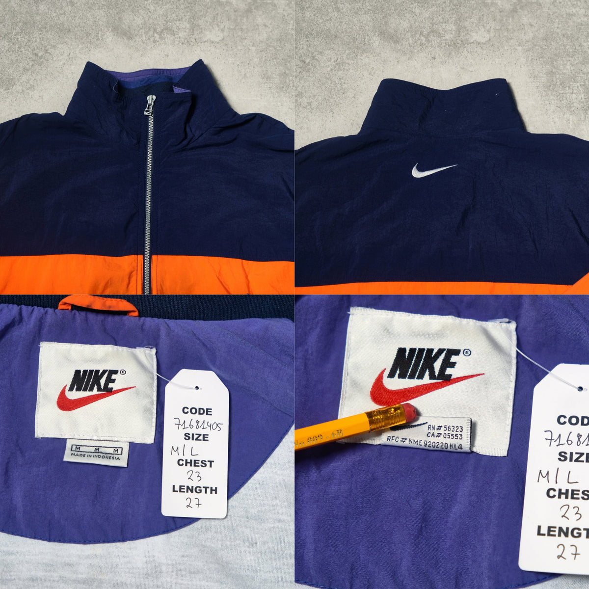 1997/98 Netherlands Track Football Jacket Nike (M/L)