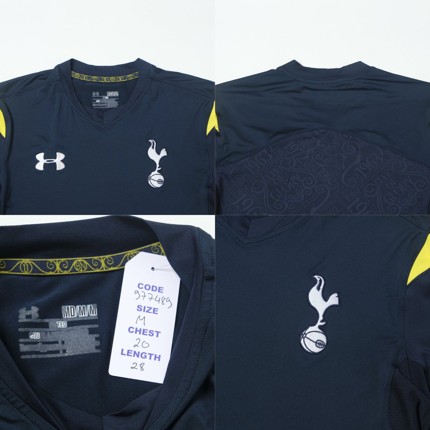 2014/15 Tottenham Hotspur Training Shirt Under Armour (M)