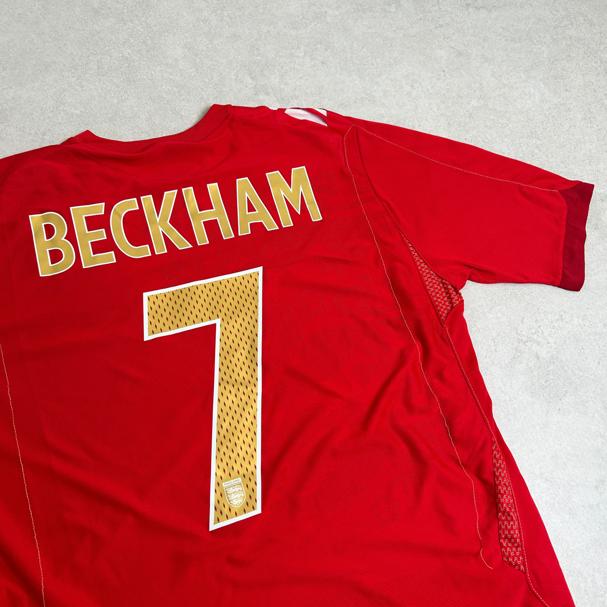 2006/08 England Away Shirt Umbro Beckham (XL)