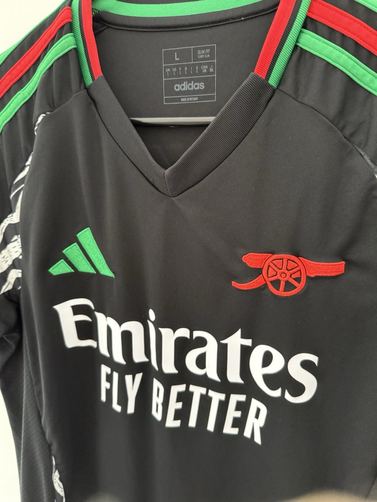 Arsenal Saka #7 2024/25 Large Away Shirt Excellent Condition IT6148