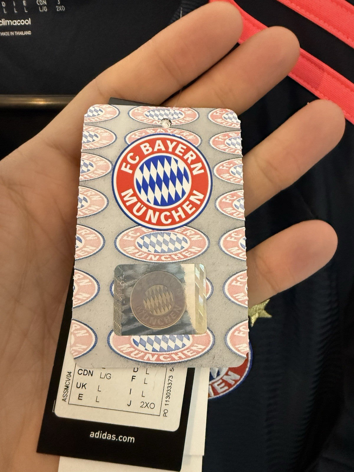 Bayern Munich 2015/16 Large 3rd Shirt Adidas BNWT AA5222