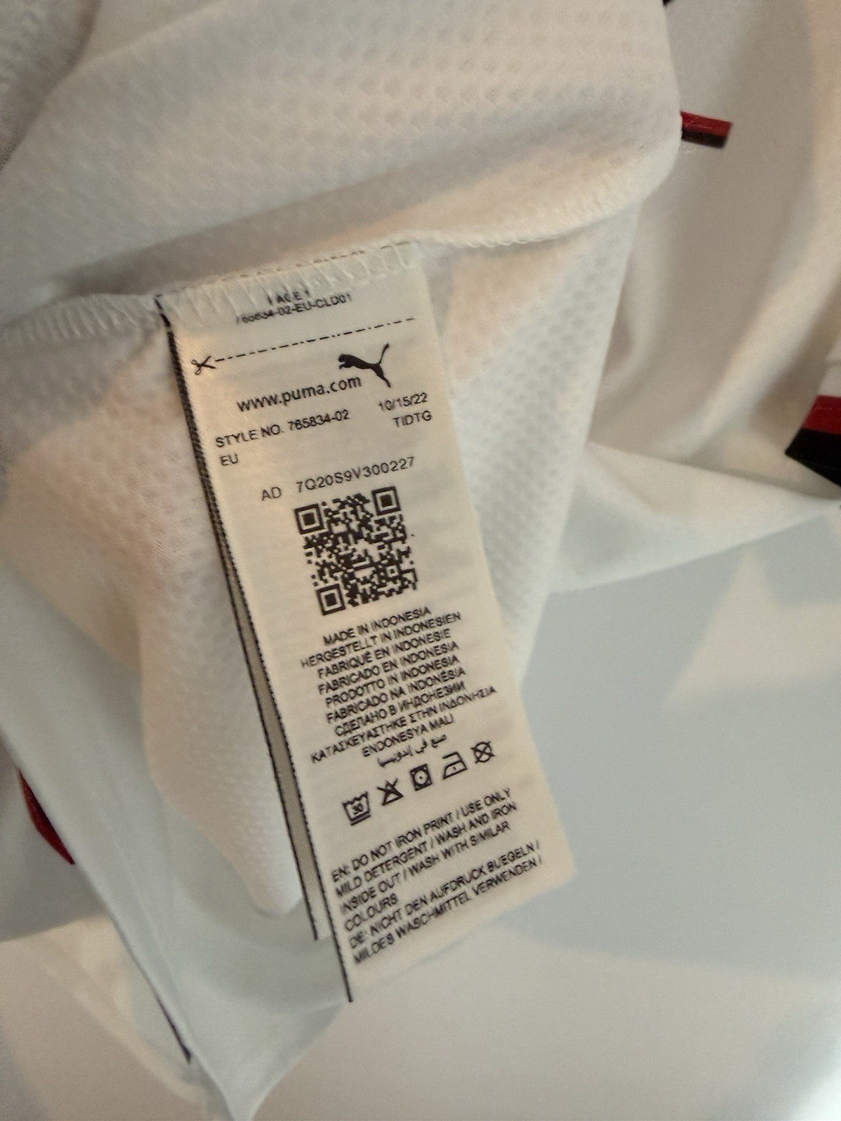 AC Milan Theo #19 2022/23 Large Away Shirt Puma BNWT 765834-02