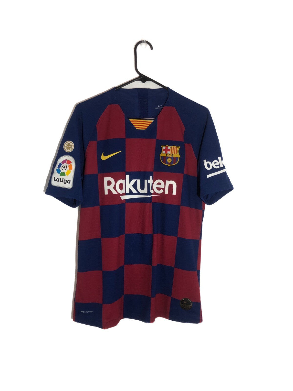 Barcelona Suarez #9 2019/20 Medium Vaporknit Home Excellent Condition AJ5257-456
