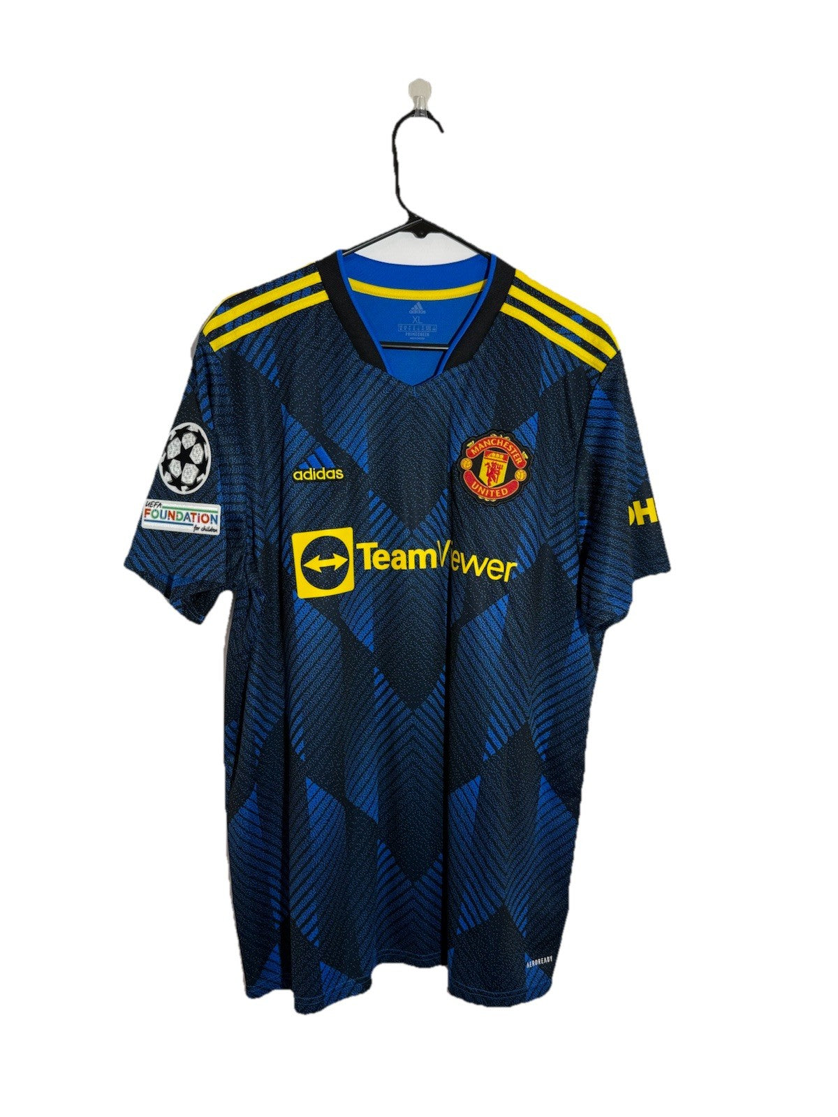 Manchester United Ronaldo #7 2021/22 XL CL 3rd Shirt BNWT GM4616