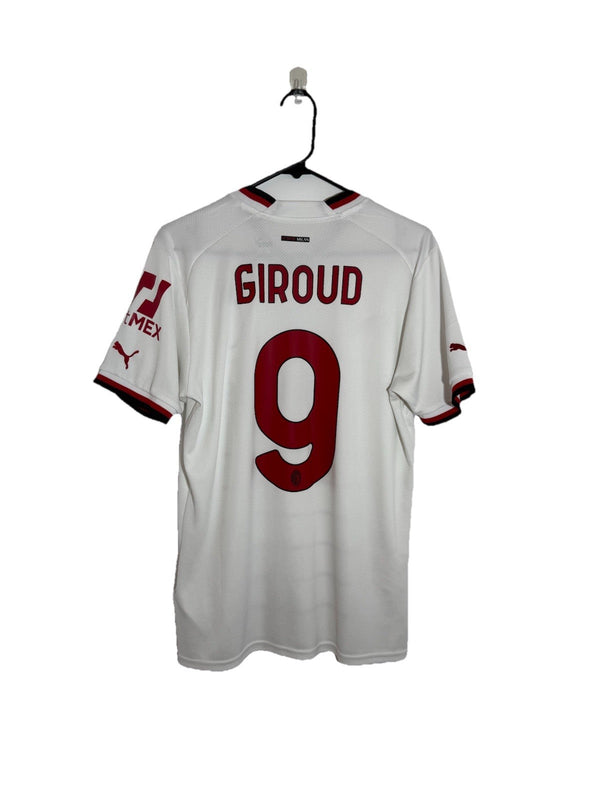 AC Milan Giroud #9 2022/23 Medium Away Shirt Puma Excellent Condition 765834-02