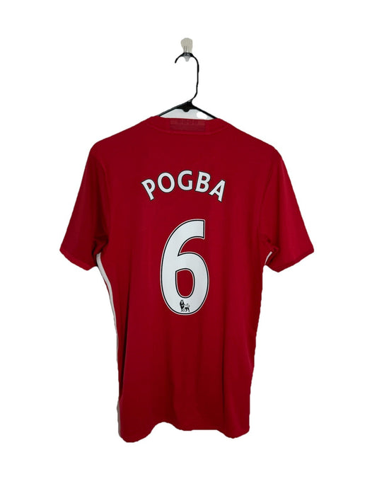 Manchester United Pogba #6 2016/17 Small Home Shirt Excellent Condition AI6720
