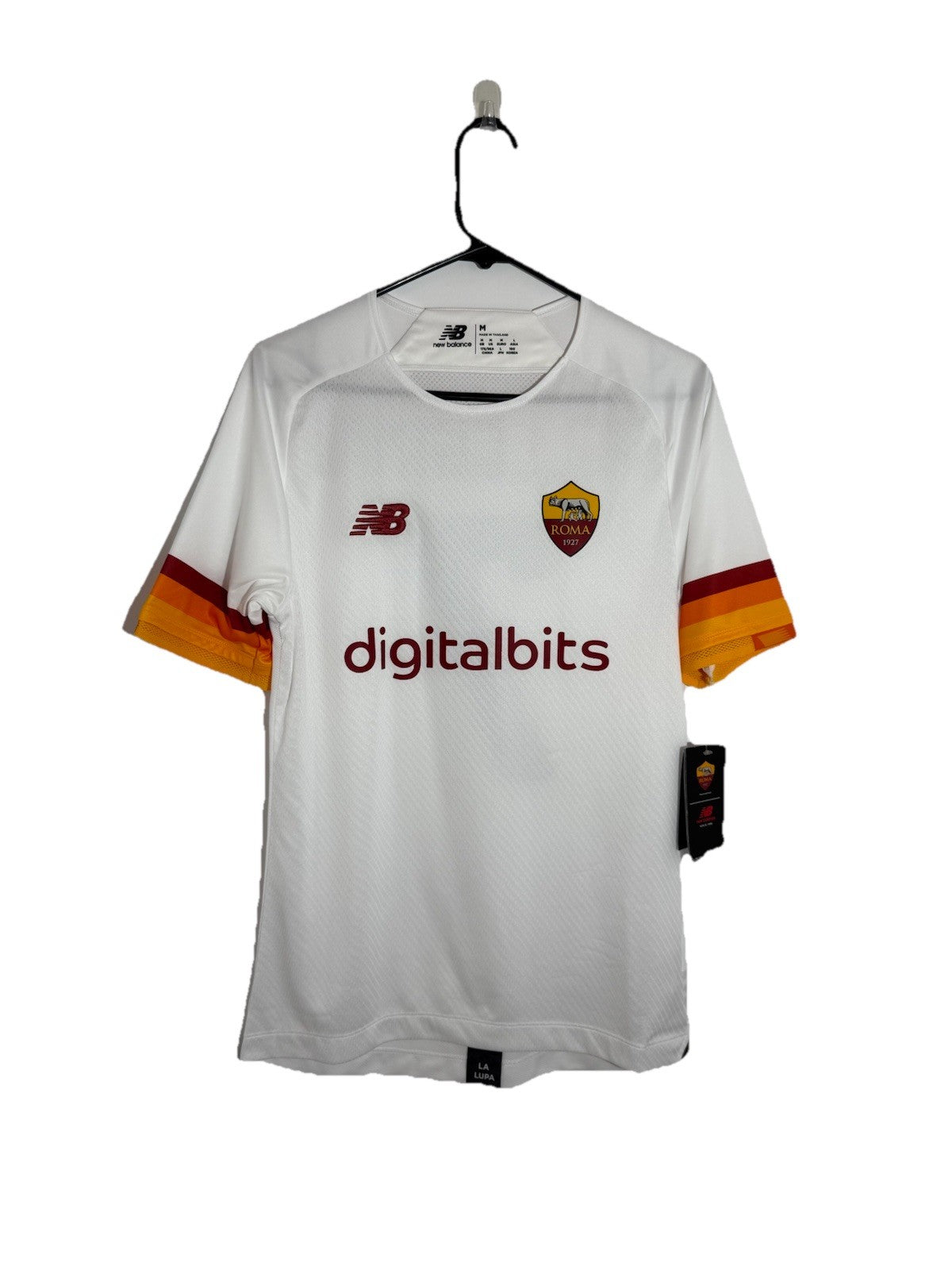 AS Roma Pellegrini #7 2021/22 Medium Away Pro Shirt BNWT MT130235