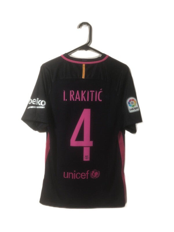 Barcelona I Rakitic #4 2016/17 Away Medium Shirt Very Good Condition 776844-525