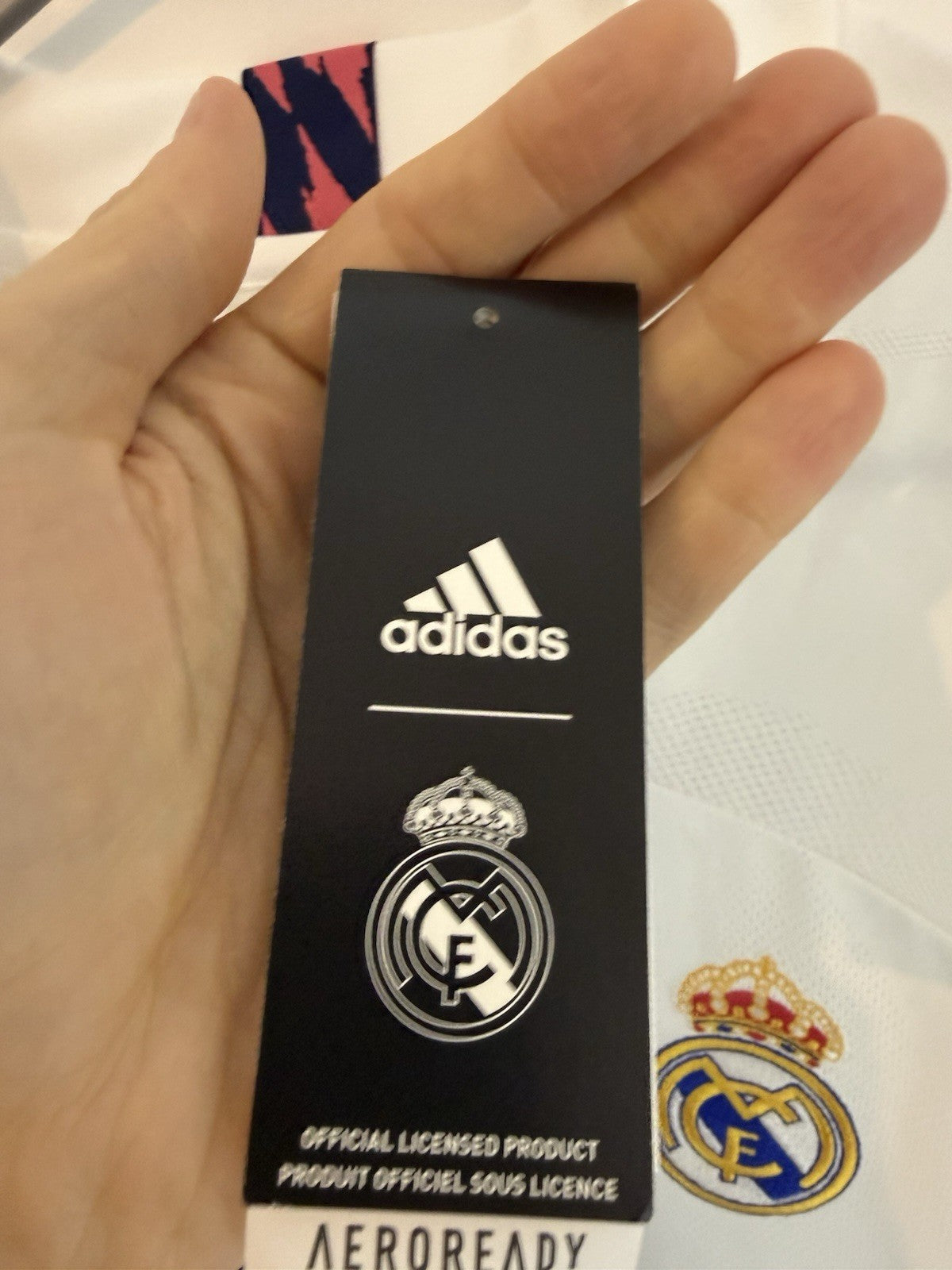Real Madrid Benzema #9 2020/21 XL Home Shirt BNWT FM4735