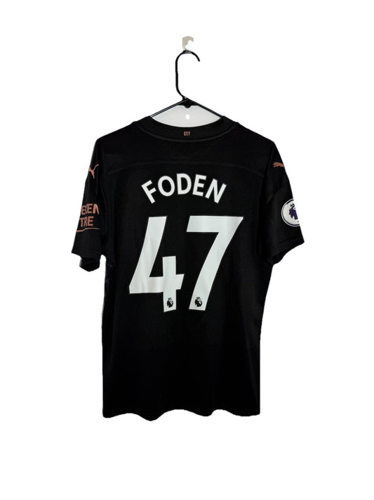 Manchester City Foden #47 2020/21 Medium Away Excellent Condition 757065-02