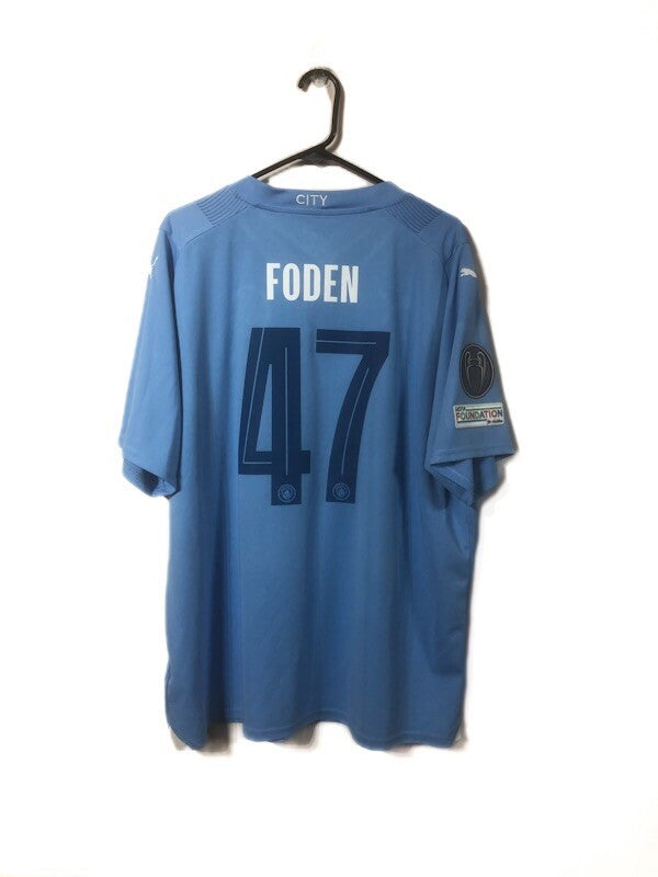 Manchester City Foden #47 2023/24 XXL Home Shirt Excellent Condition 770438-01