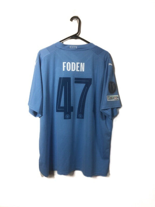 Manchester City Foden #47 2023/24 XXL Home Shirt Excellent Condition 770438-01