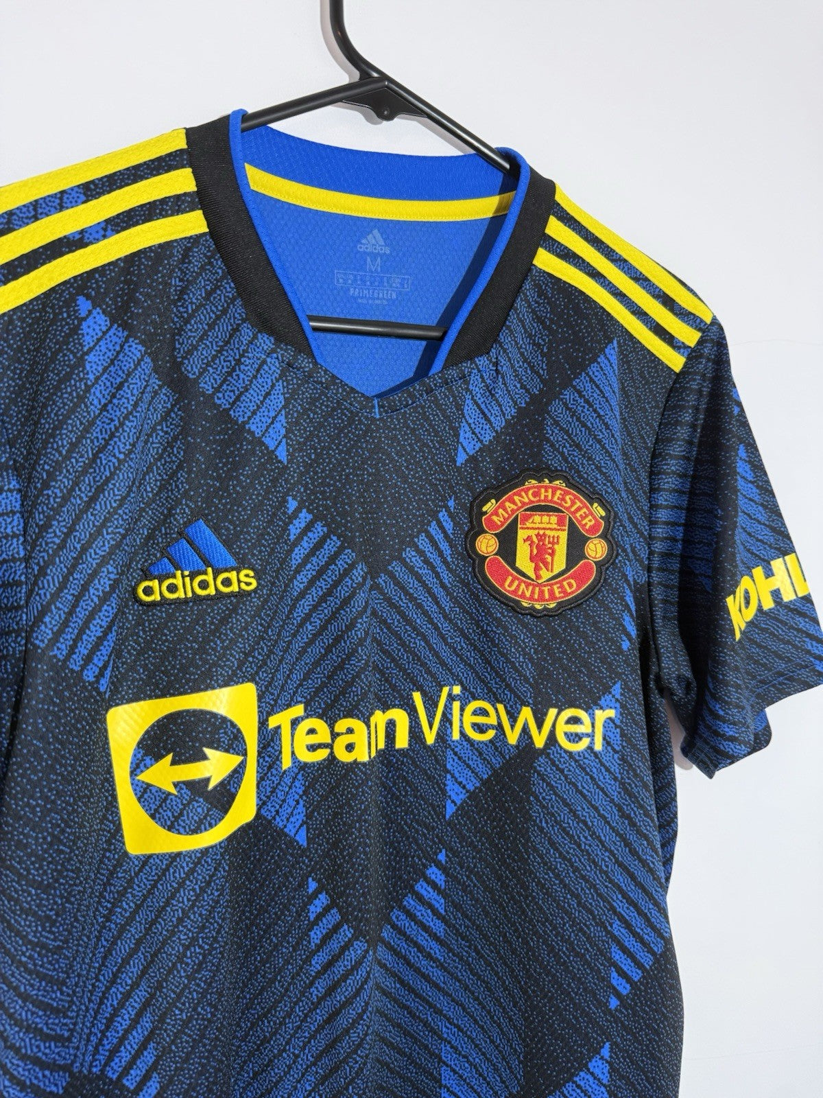 Manchester United Ronaldo #7 2021/22 Medium 3rd Shirt Excellent Condition GM4616