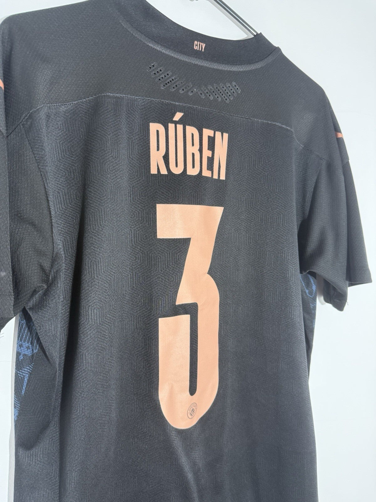 Manchester City Ruben #3 2020/21 Large Auth Away Excellent Condition 757005-02