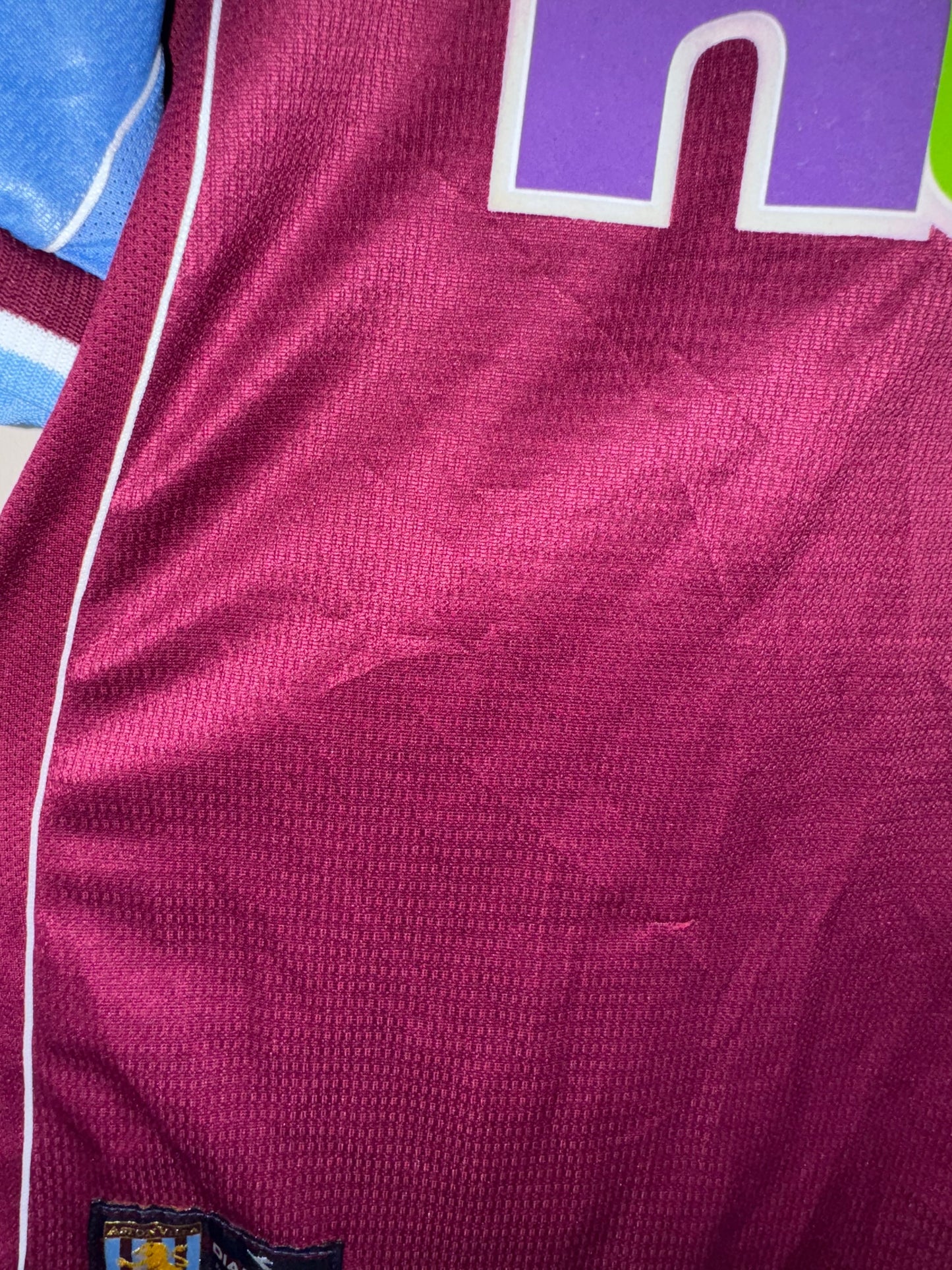 Aston Villa 2000/01 Home Shirt Medium (8/10)