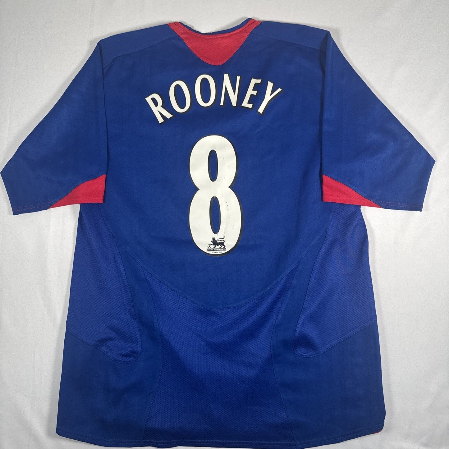 ROONEY 8 Manchester United 2005/2006 Away Football Shirt Large